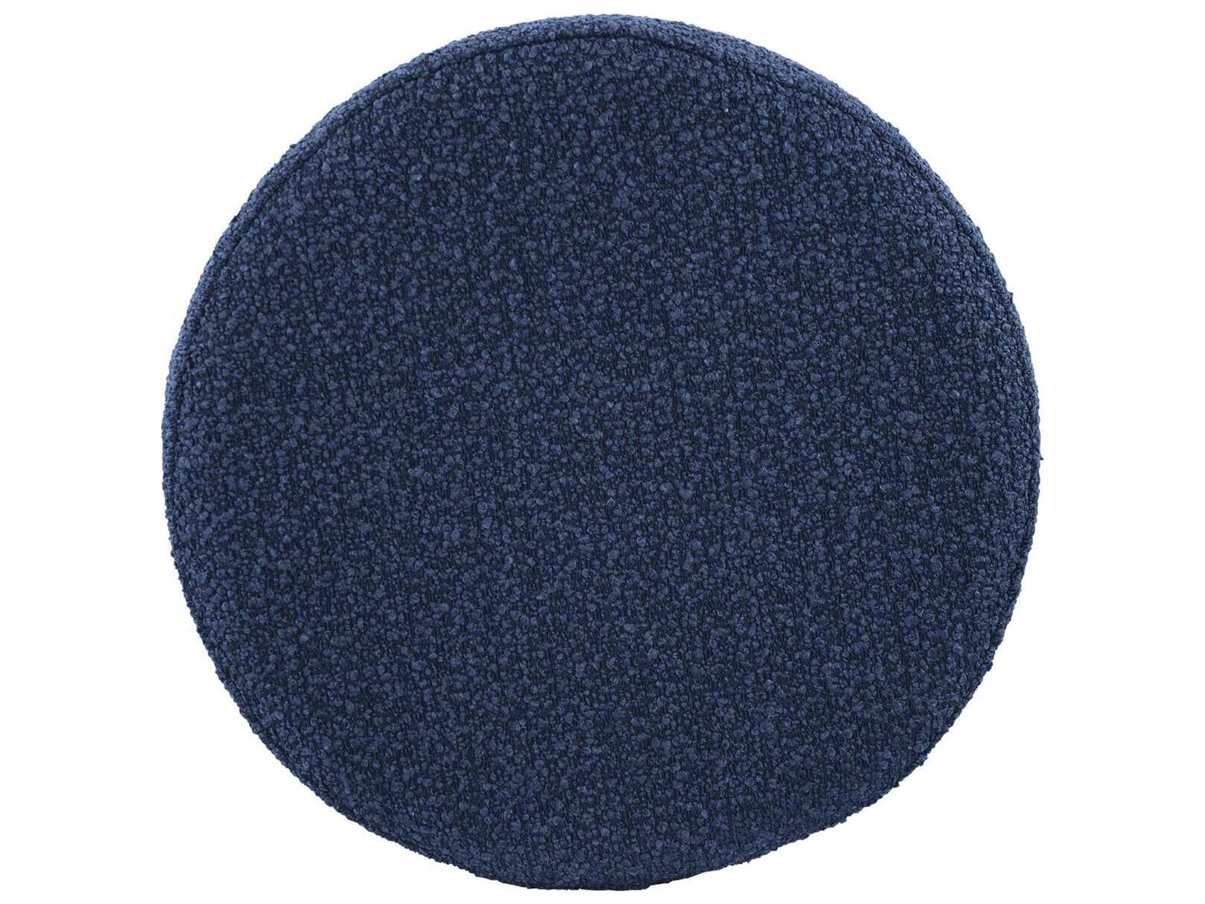 Howard Elliott Outdoor No Tip Alicante Indigo Fabric Cushion Ottoman