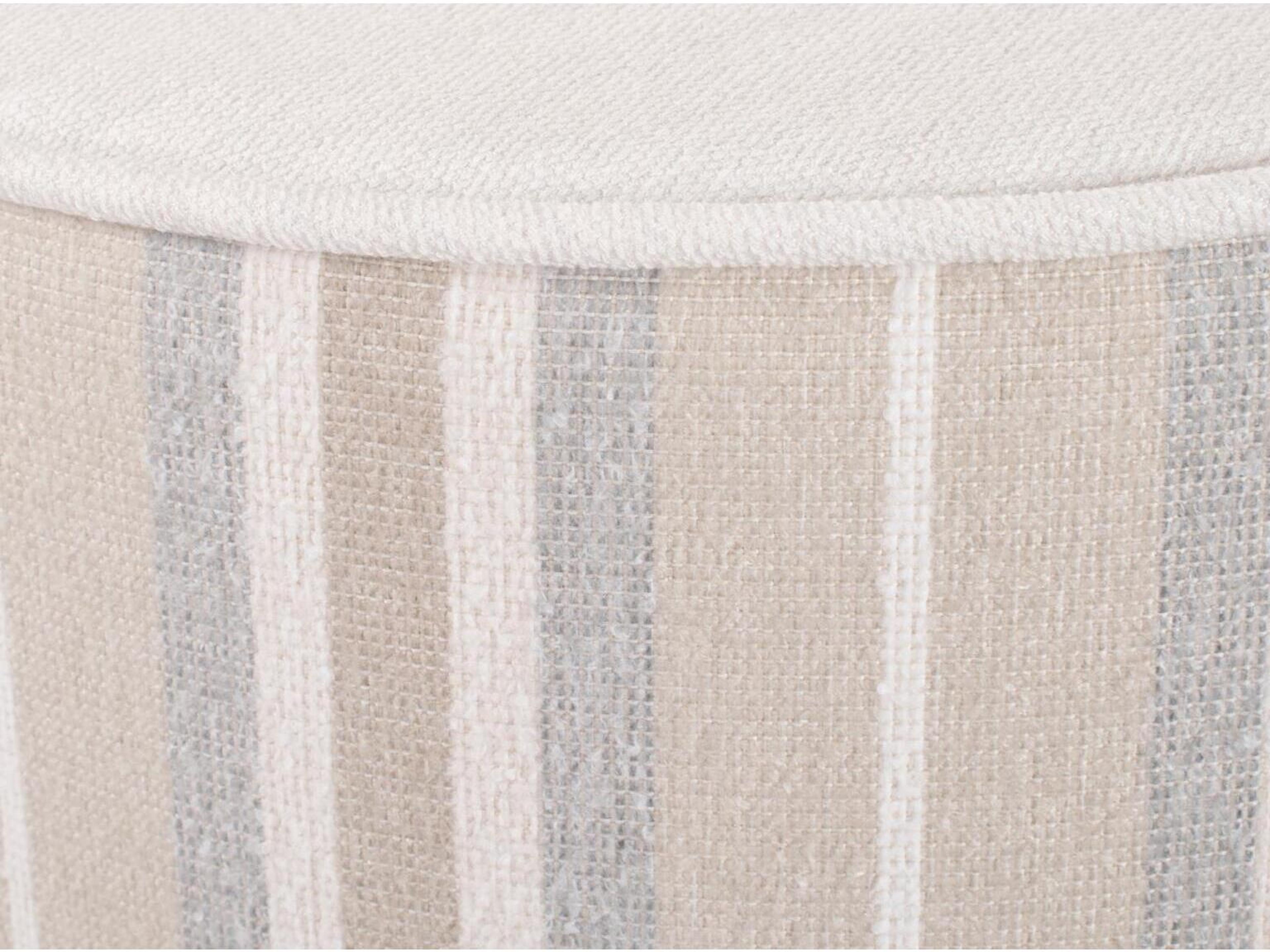 Howard Elliott Outdoor No Tip Dune Sand Fabric Cushion Ottoman