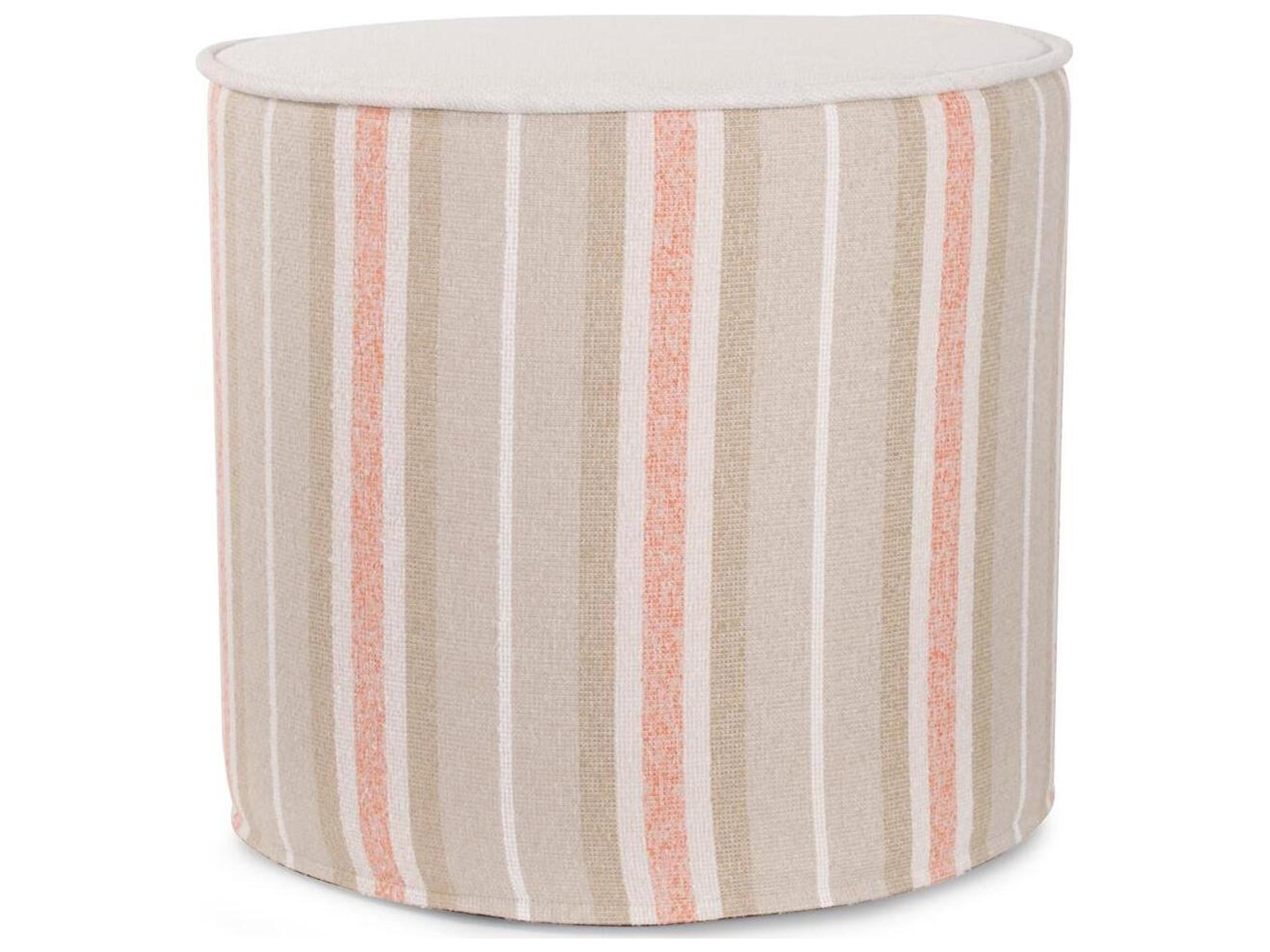 No Tip Dune Terra Fabric Cushion Ottoman