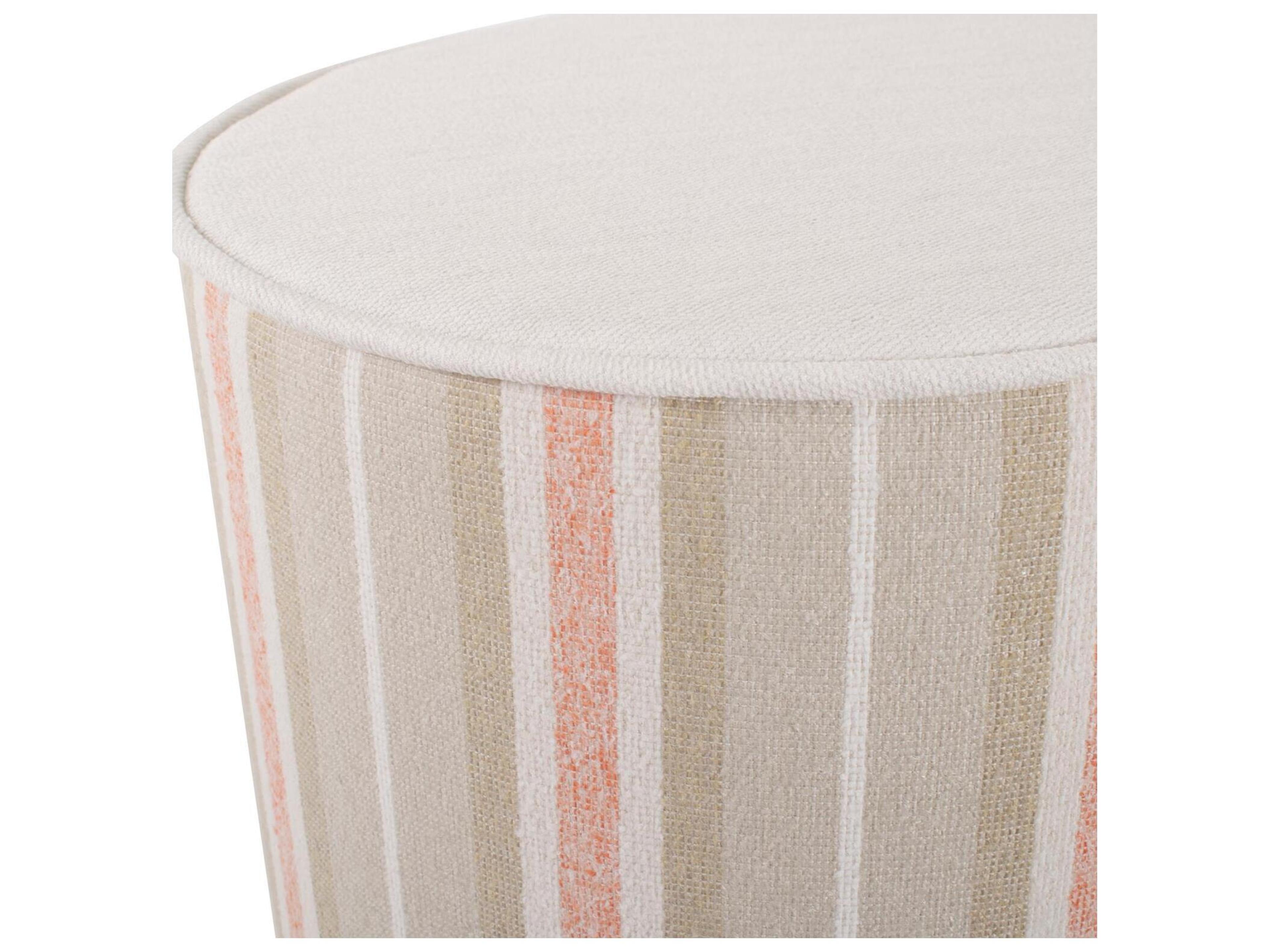 Howard Elliott Outdoor No Tip Dune Terra Fabric Cushion Ottoman