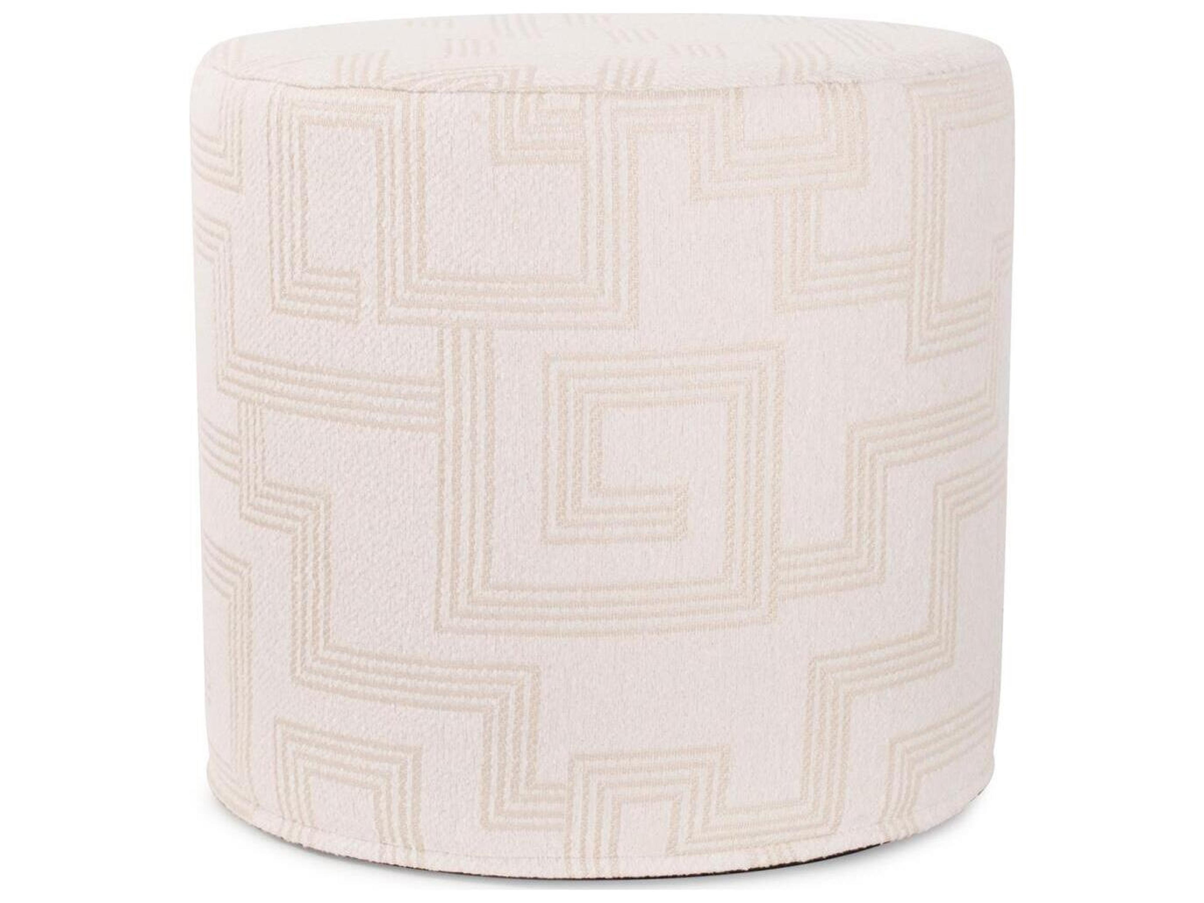 No Tip Syros Natural Fabric Cushion Ottoman