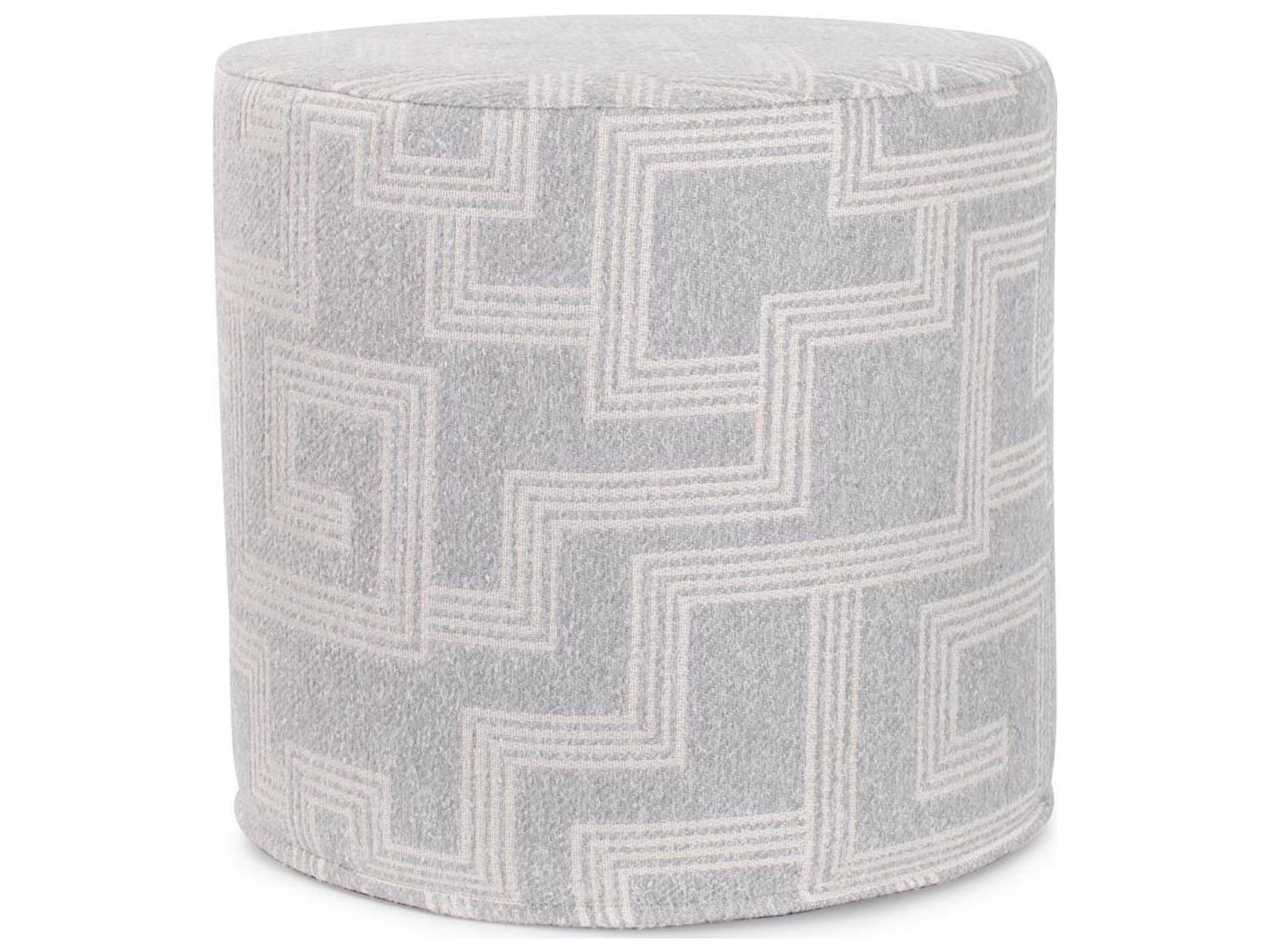 No Tip Syros Fog Fabric Cushion Ottoman