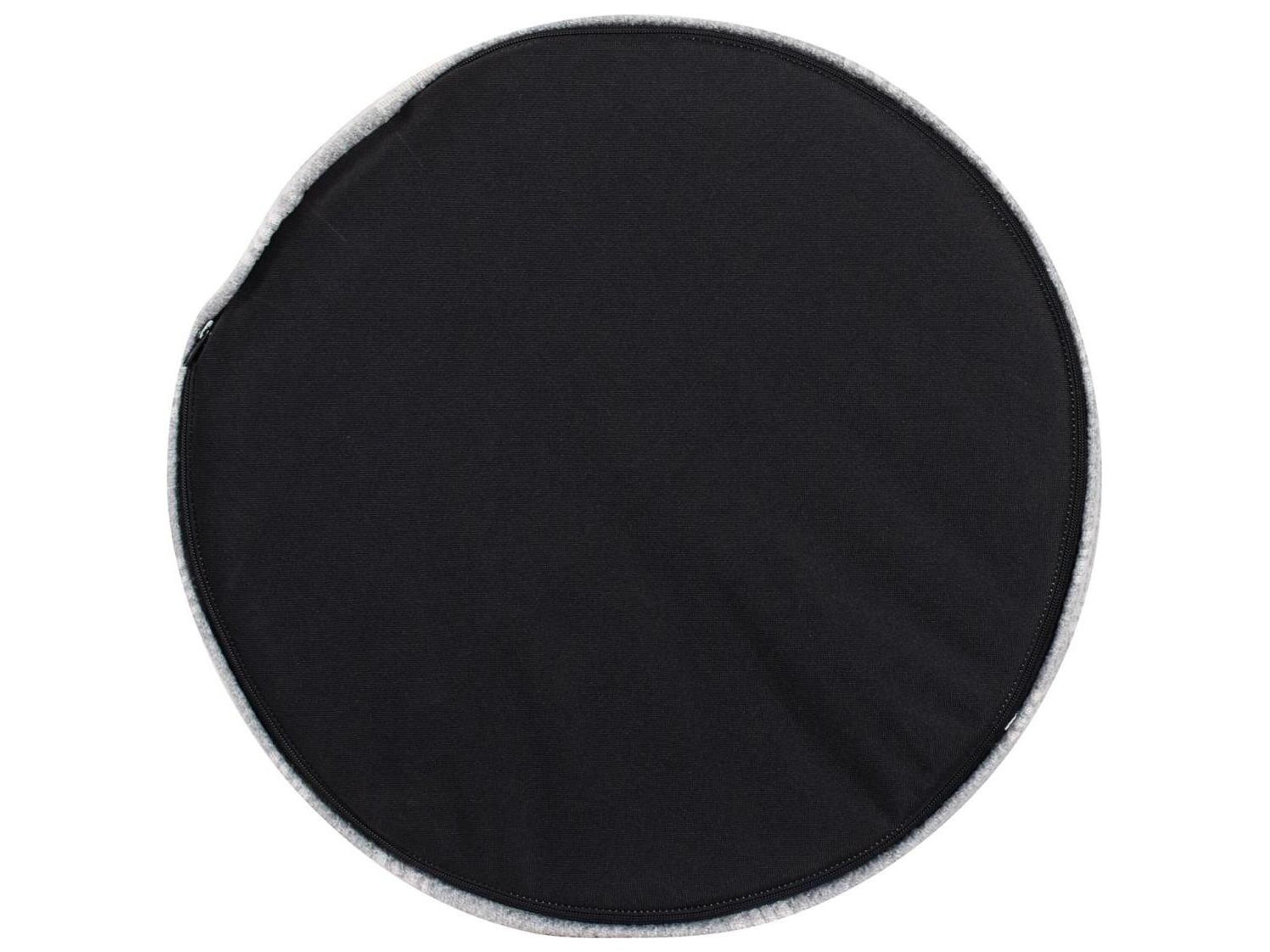 Howard Elliott Outdoor No Tip Syros Fog Fabric Cushion Ottoman