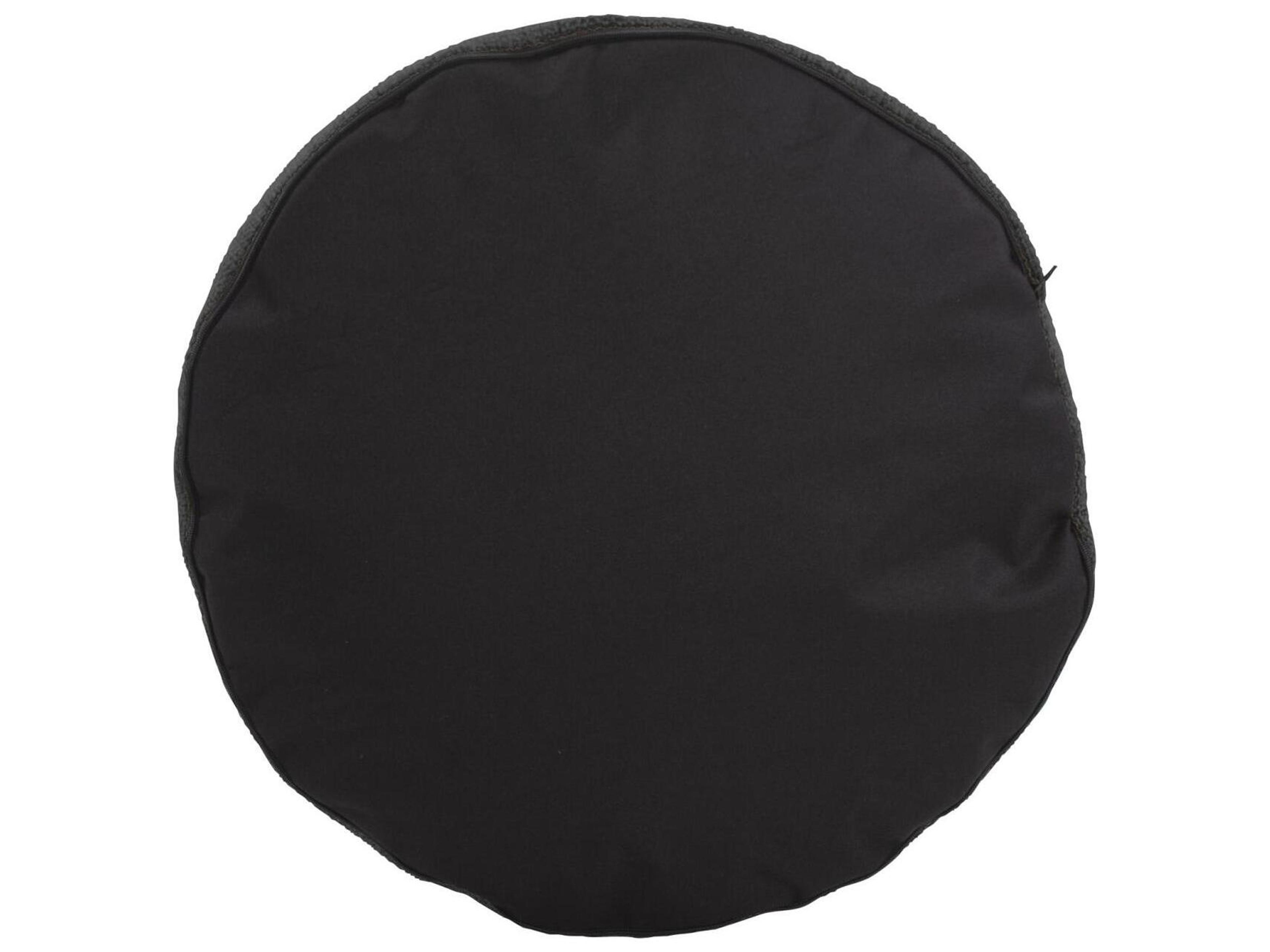 Howard Elliott Outdoor Cardoon Indigo lime Fabric Cushion Ottoman