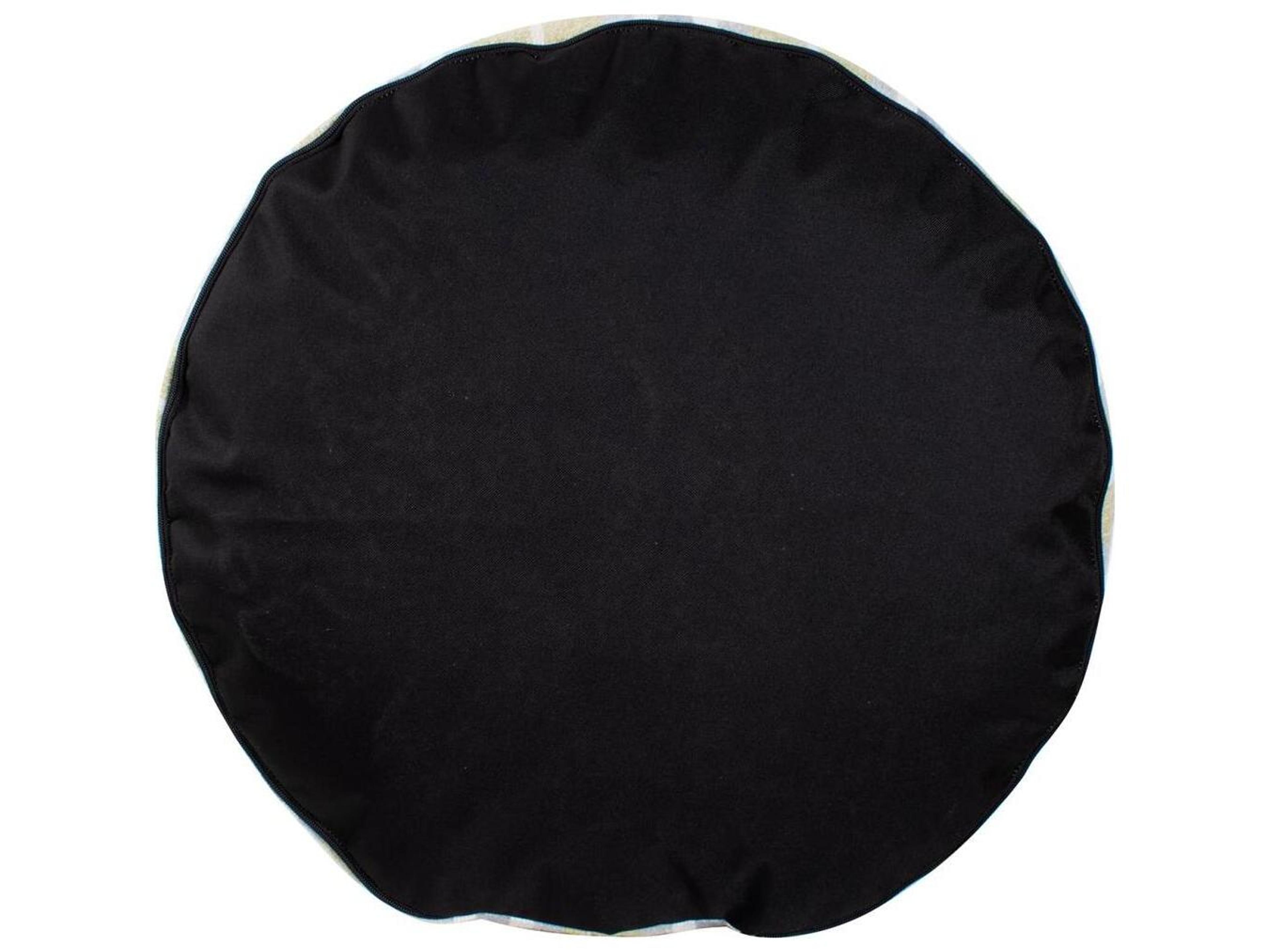 Howard Elliott Outdoor Dune Moss Fabric Cushion Ottoman