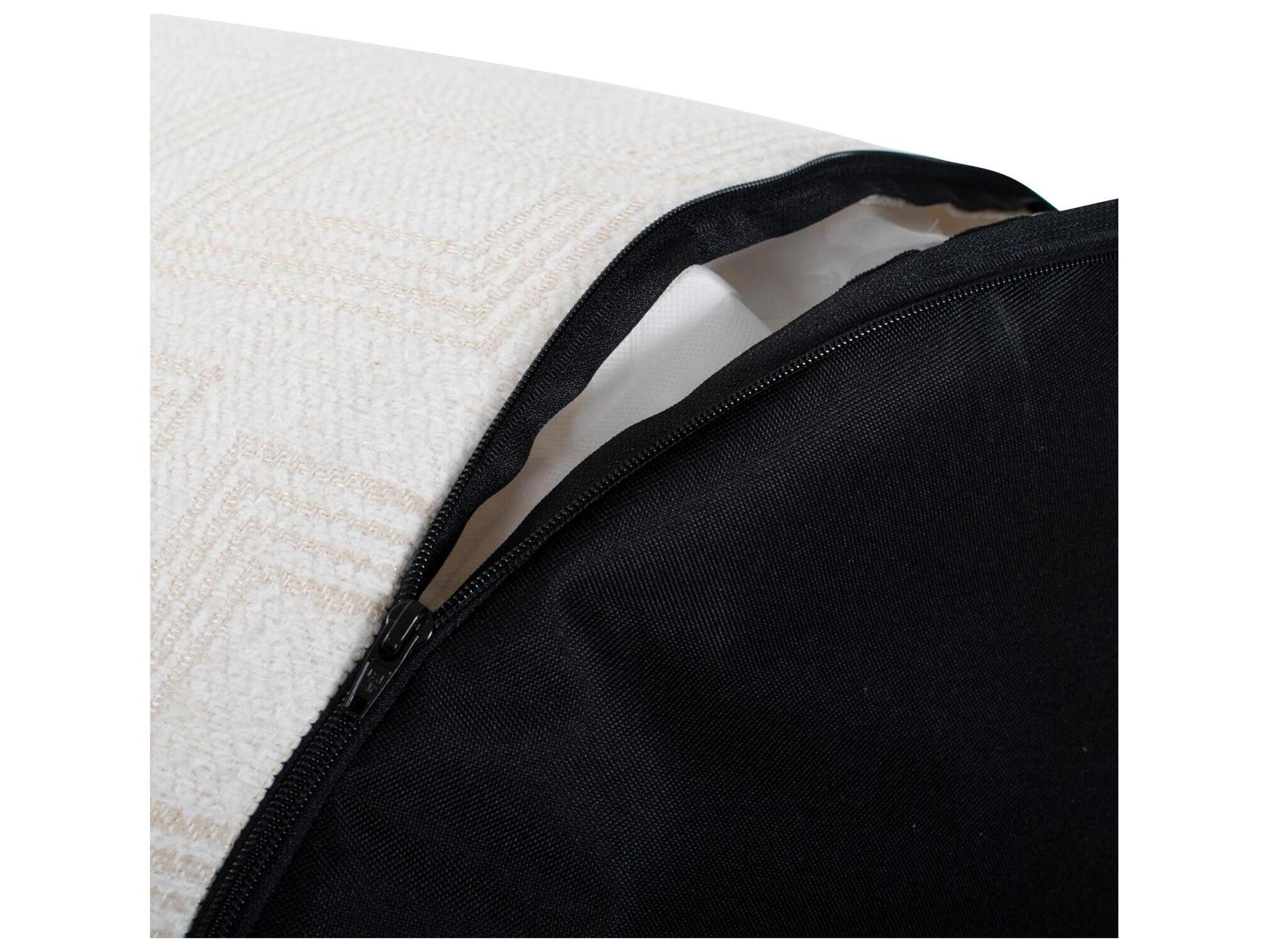 Howard Elliott Outdoor Syros Natural Fabric Cushion Ottoman