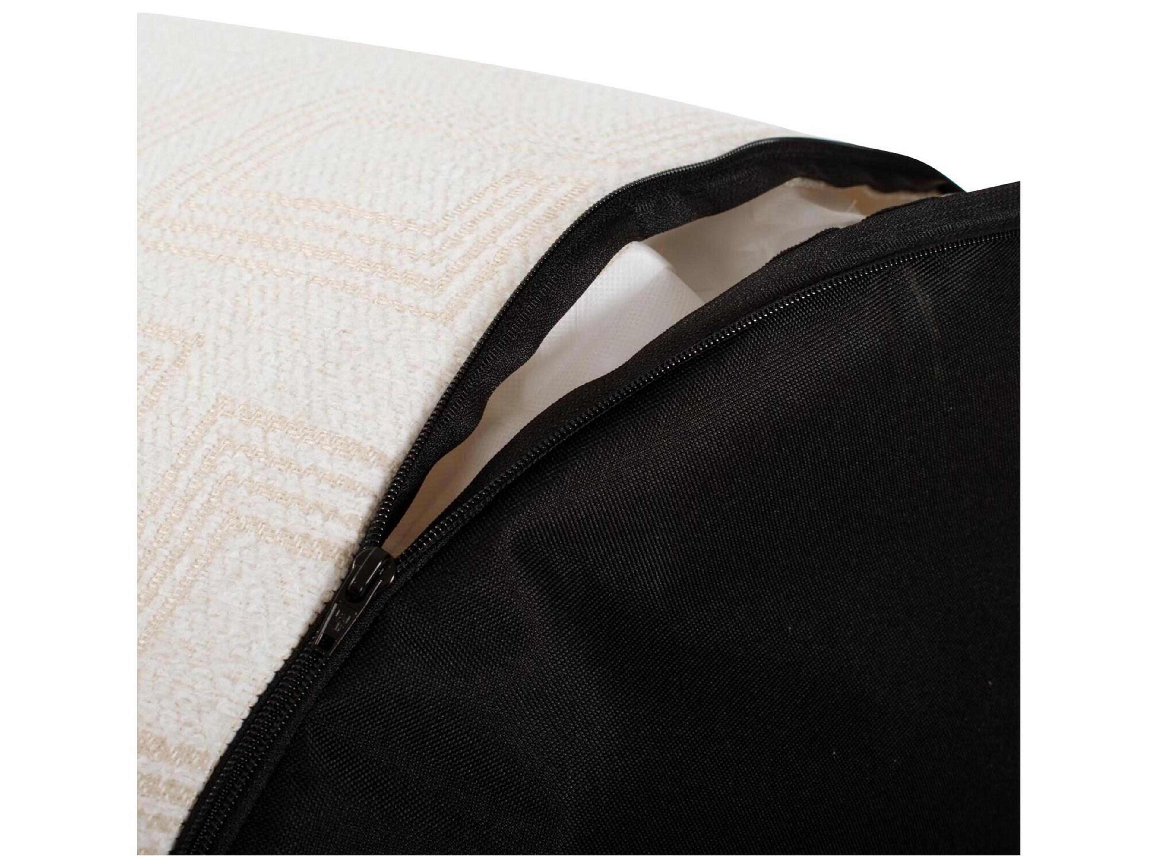 Howard Elliott Outdoor Syros Natural Fabric Cushion Ottoman