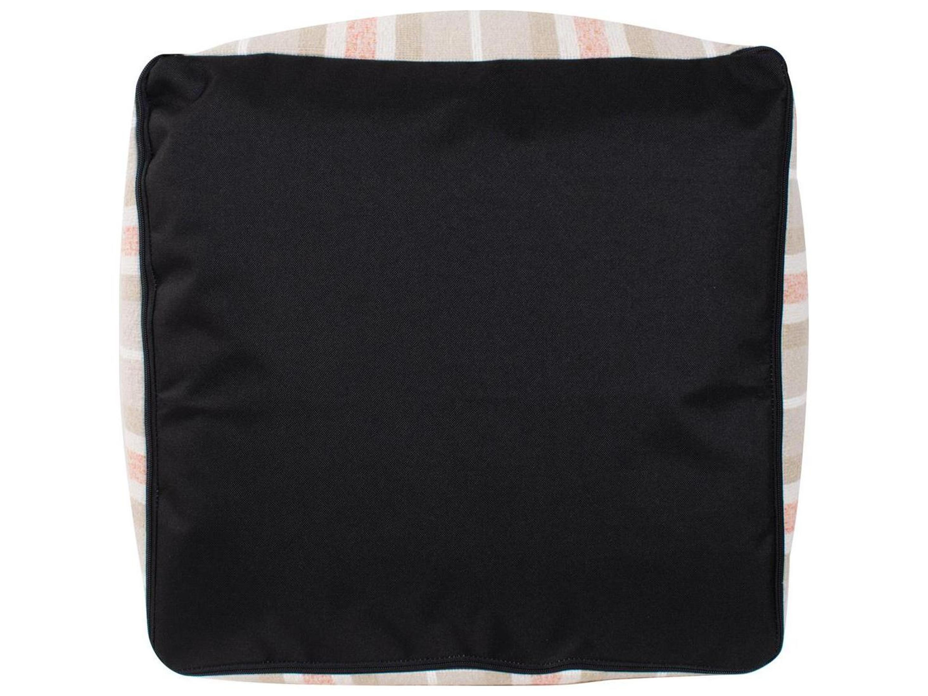 Howard Elliott Outdoor Dune Terra Fabric Cushion Ottoman