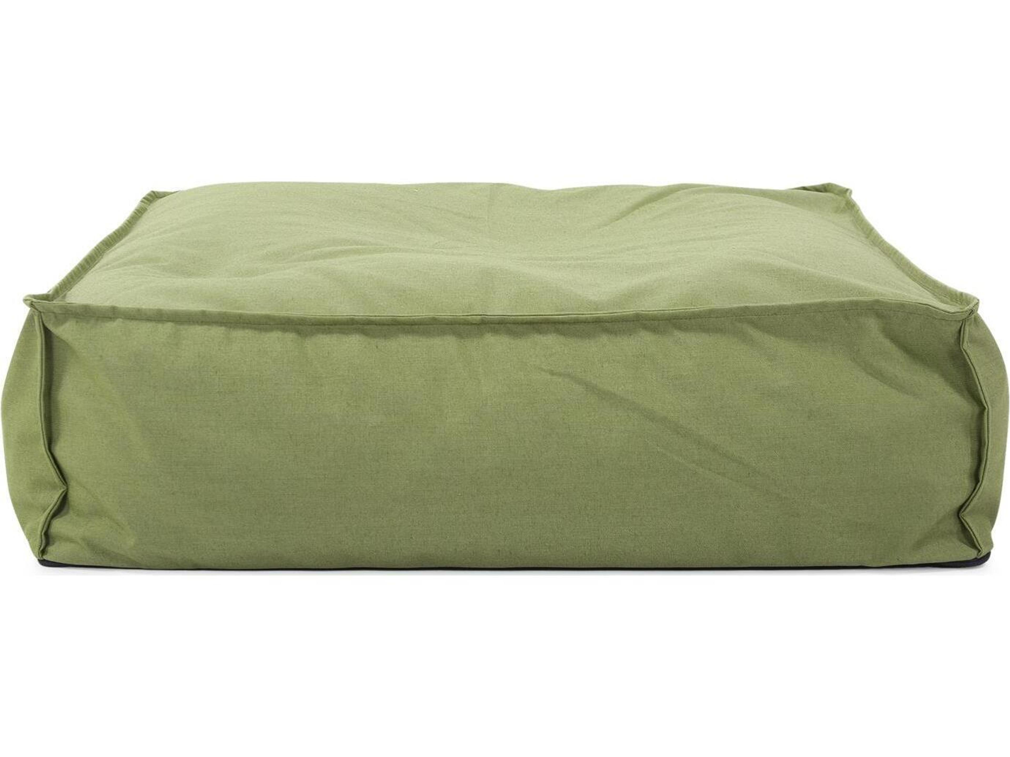 Howard Elliott Outdoor Seascape Moss Fabric Cushion Ottoman