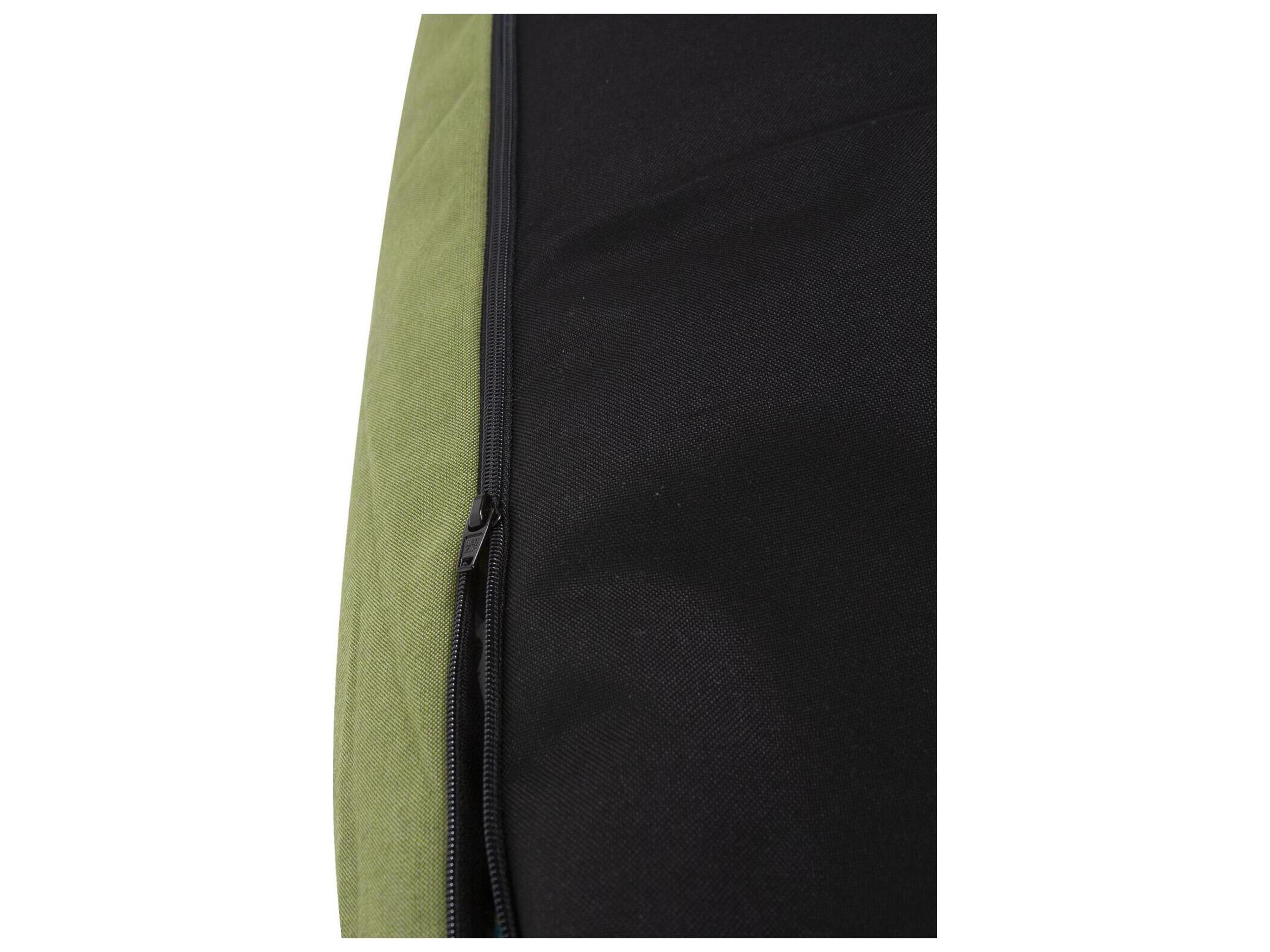 Howard Elliott Outdoor Seascape Moss Fabric Cushion Ottoman