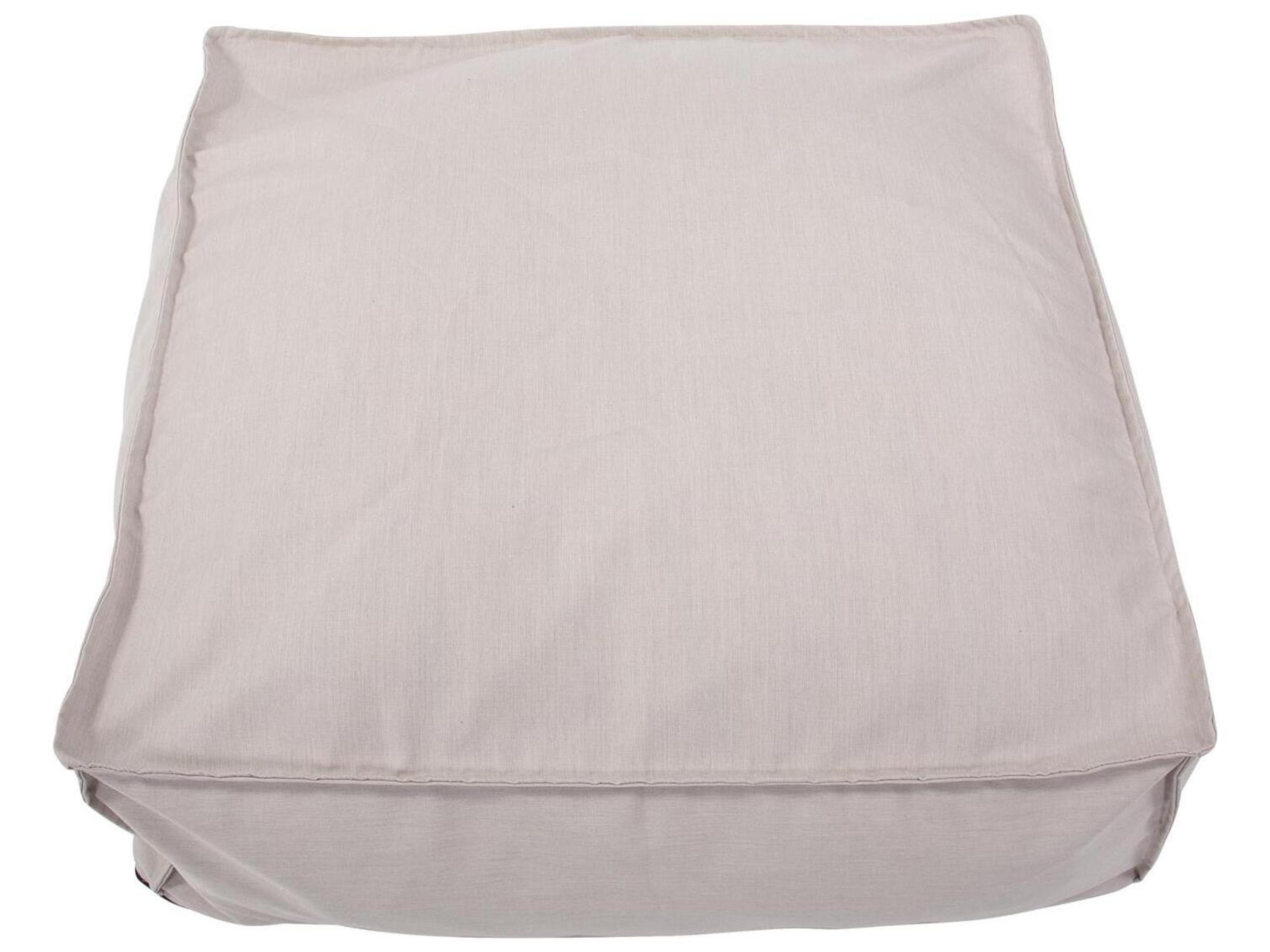 Howard Elliott Outdoor Seascape Sand Fabric Cushion Ottoman