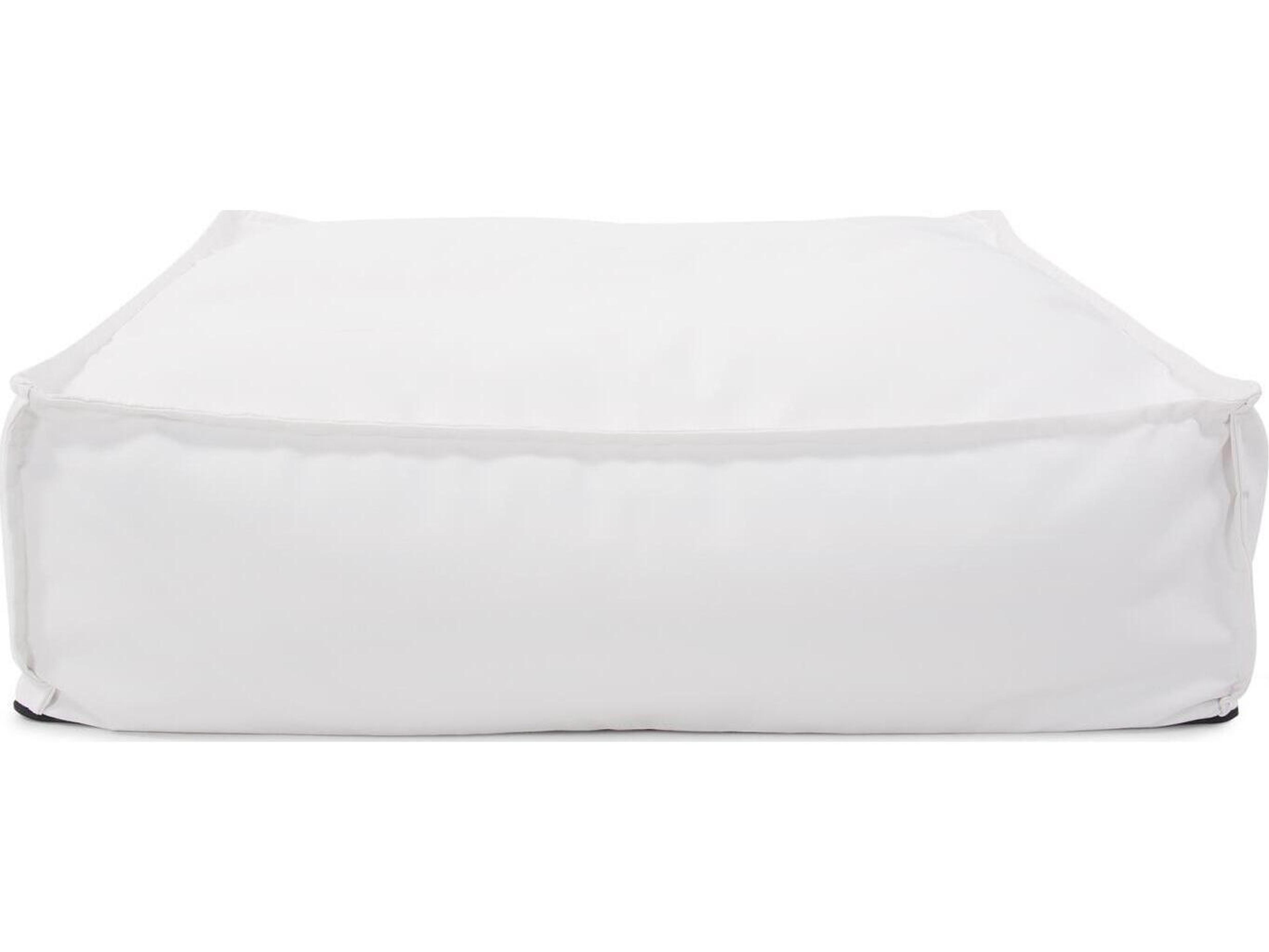 Howard Elliott Outdoor Seascape Natural Fabric Cushion Ottoman