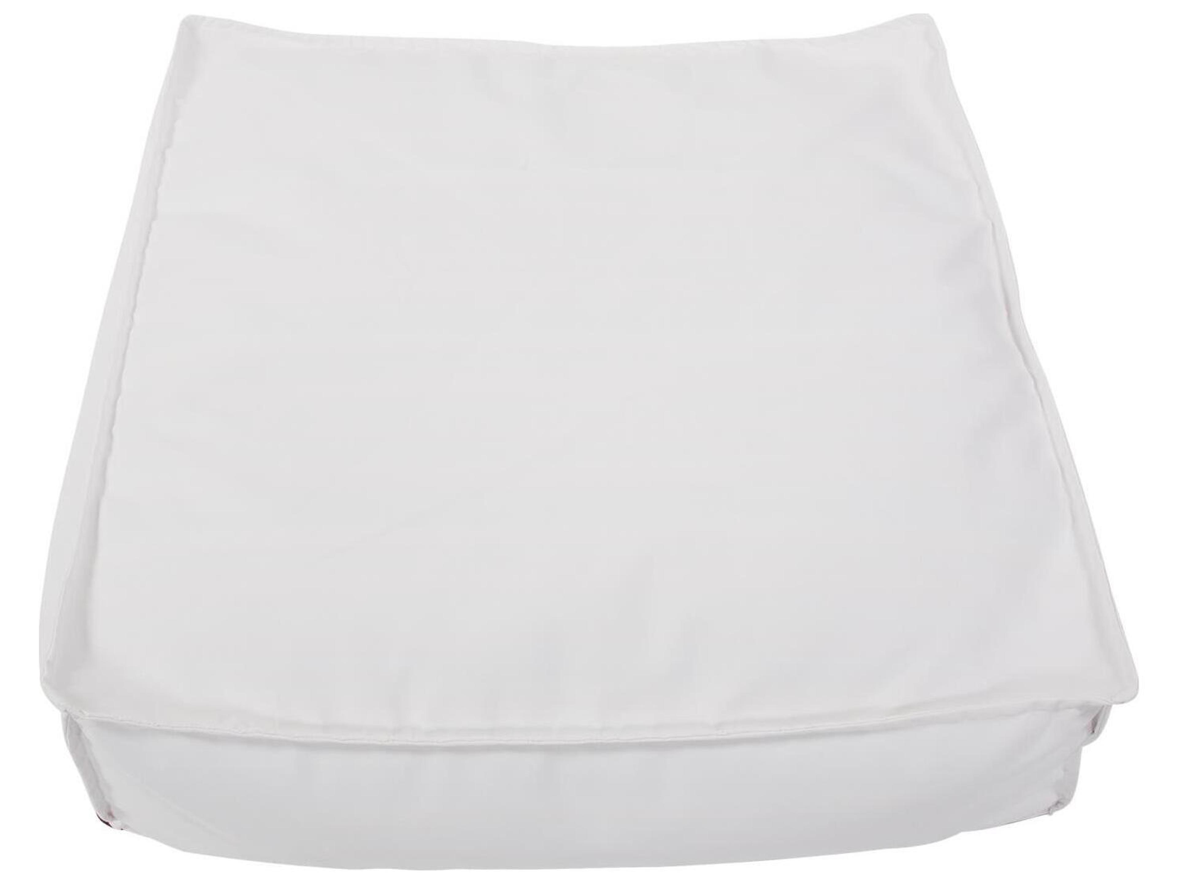 Howard Elliott Outdoor Seascape Natural Fabric Cushion Ottoman