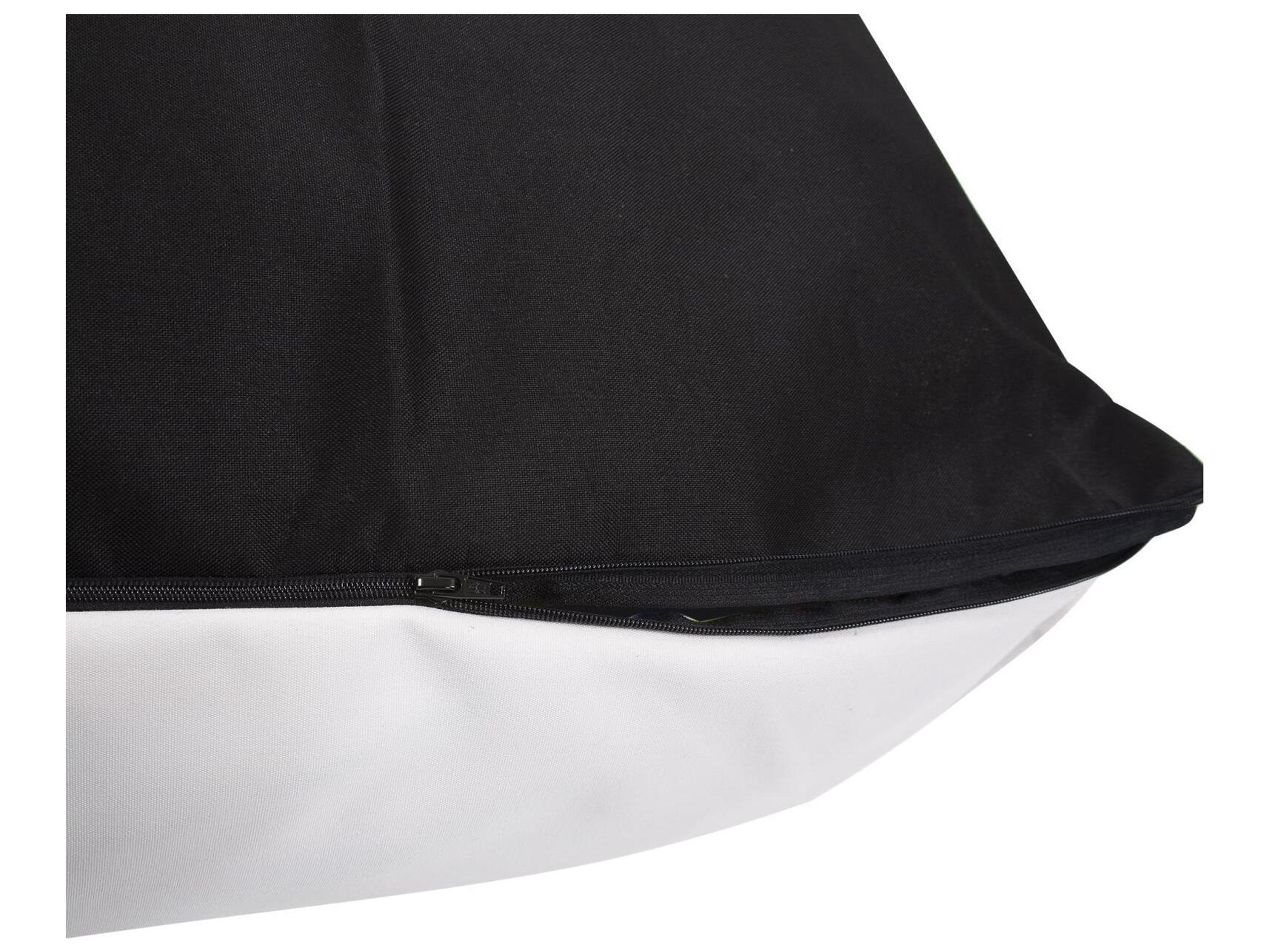 Howard Elliott Outdoor Seascape Natural Fabric Cushion Ottoman