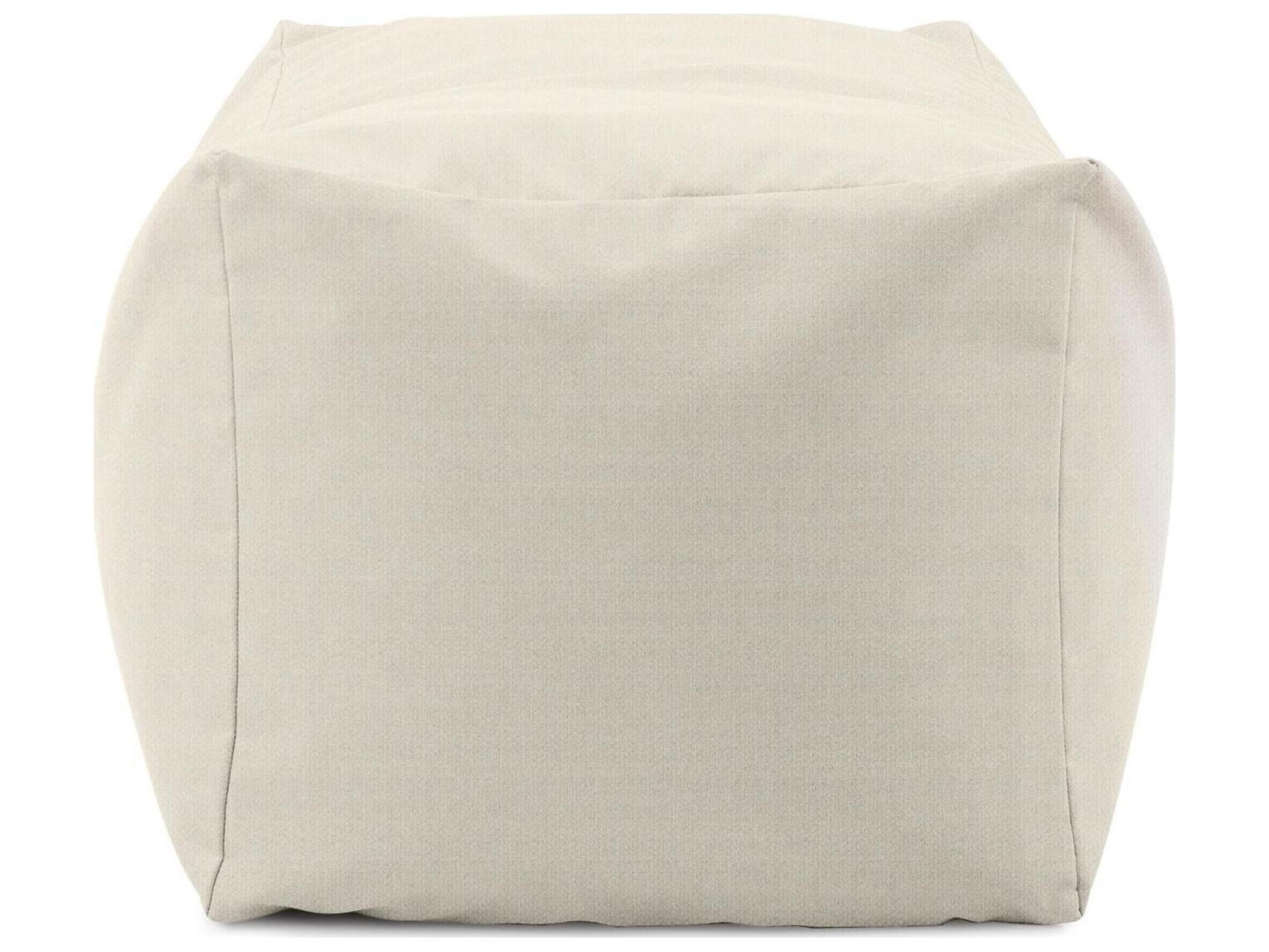 Howard Elliott Outdoor Driftwood Natural Fabric Cushion Bench