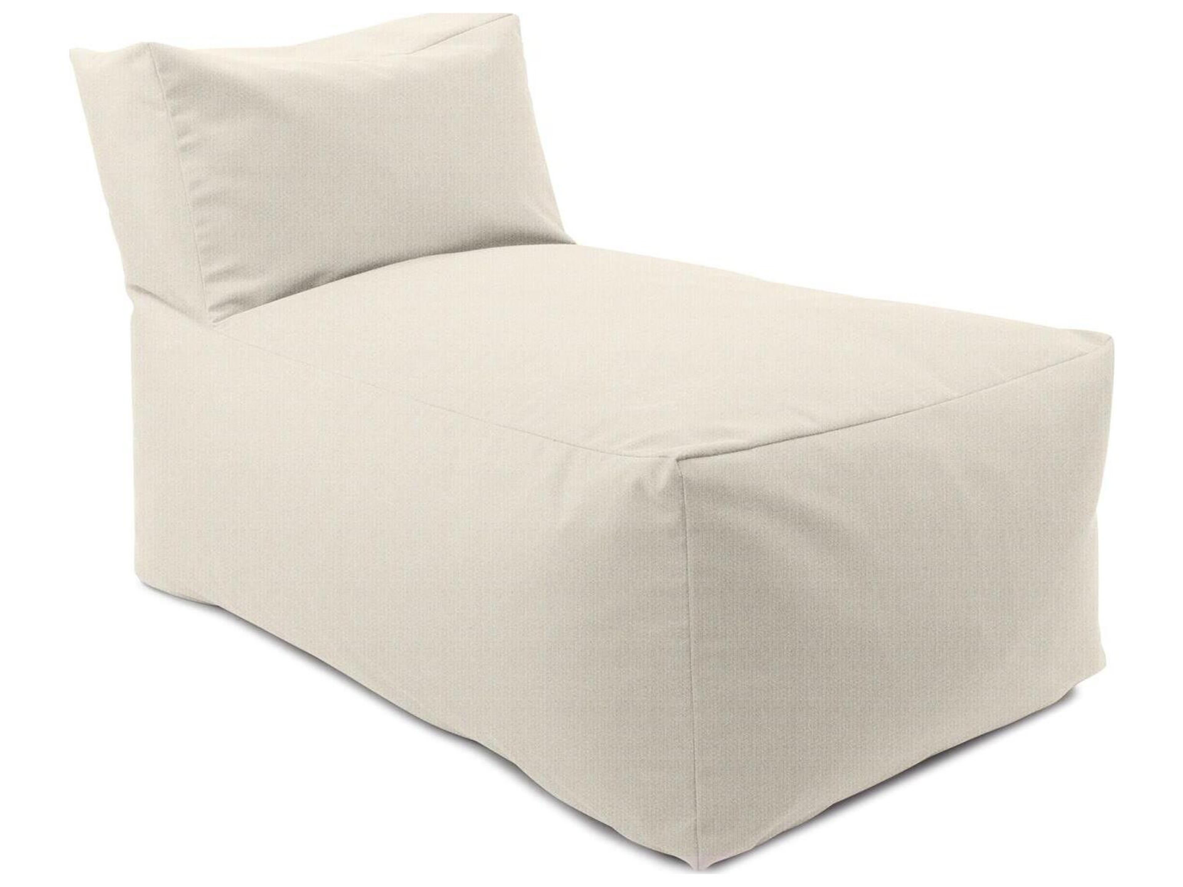 Driftwood Natural Fabric Cushion Chaise Lounge