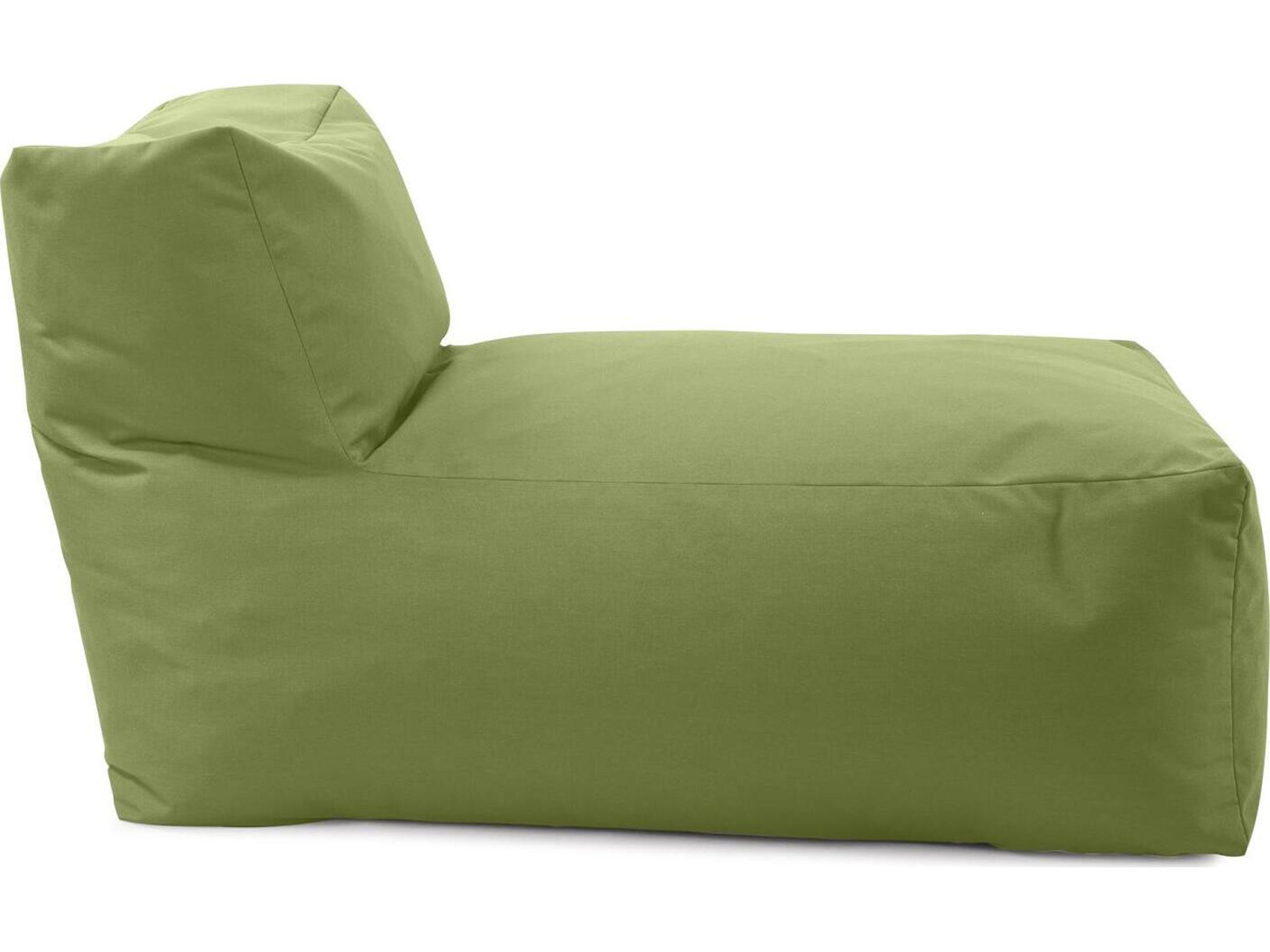 Howard Elliott Outdoor Seascape Moss Fabric Cushion Chaise Lounge