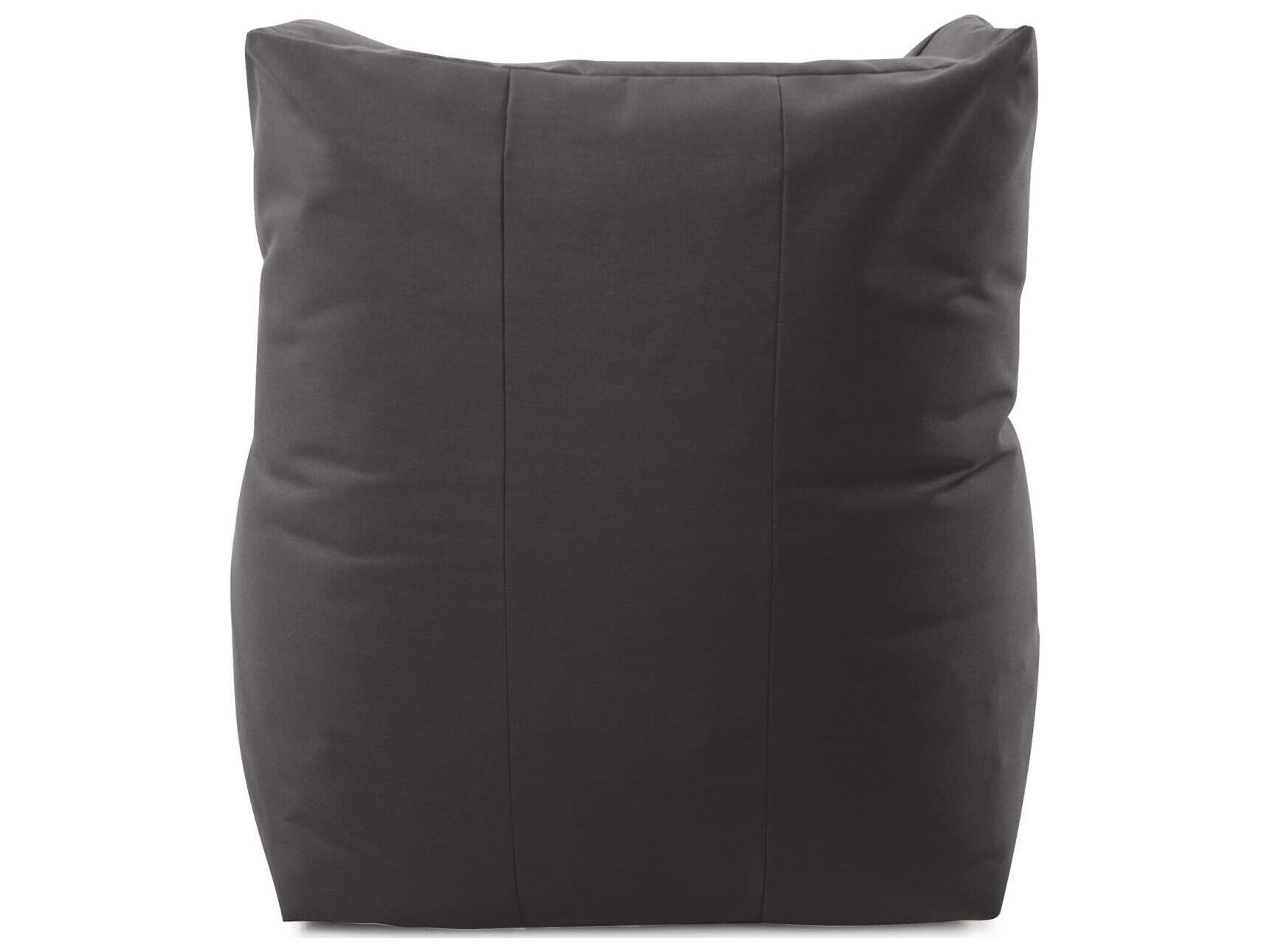 Howard Elliott Outdoor Seascape Charcoal Fabric Cushion Chaise Lounge