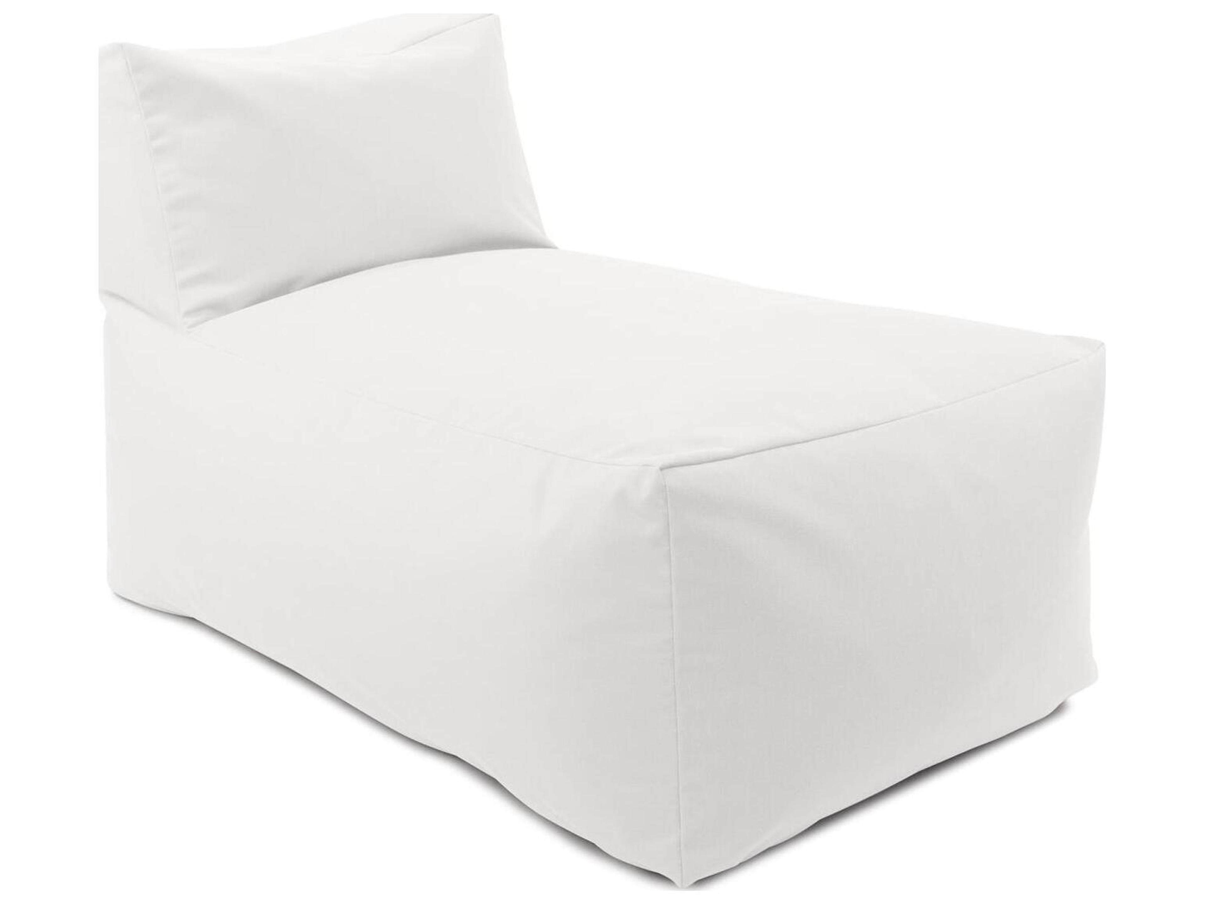 Seascape Natural Fabric Cushion Chaise Lounge