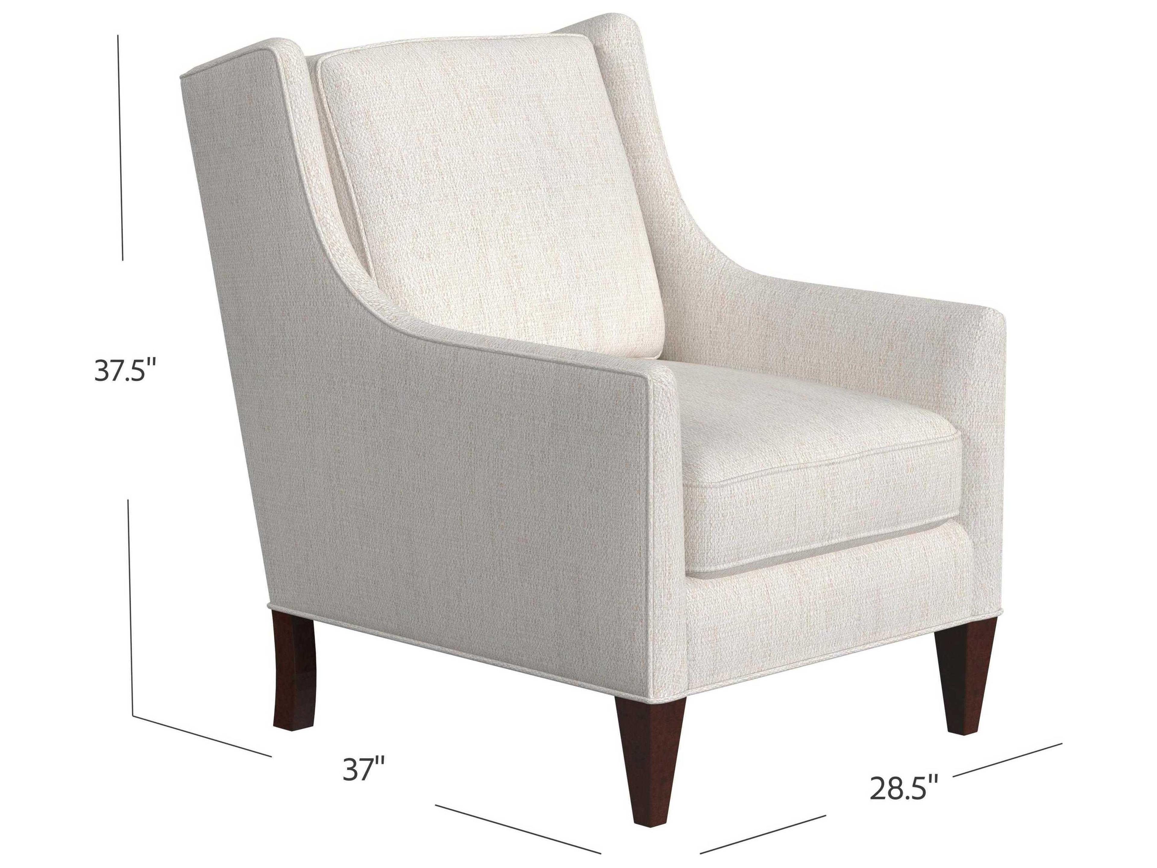 HF Custom by Hooker Furniture Hand Over Heart Beige Fabric Accent Chair