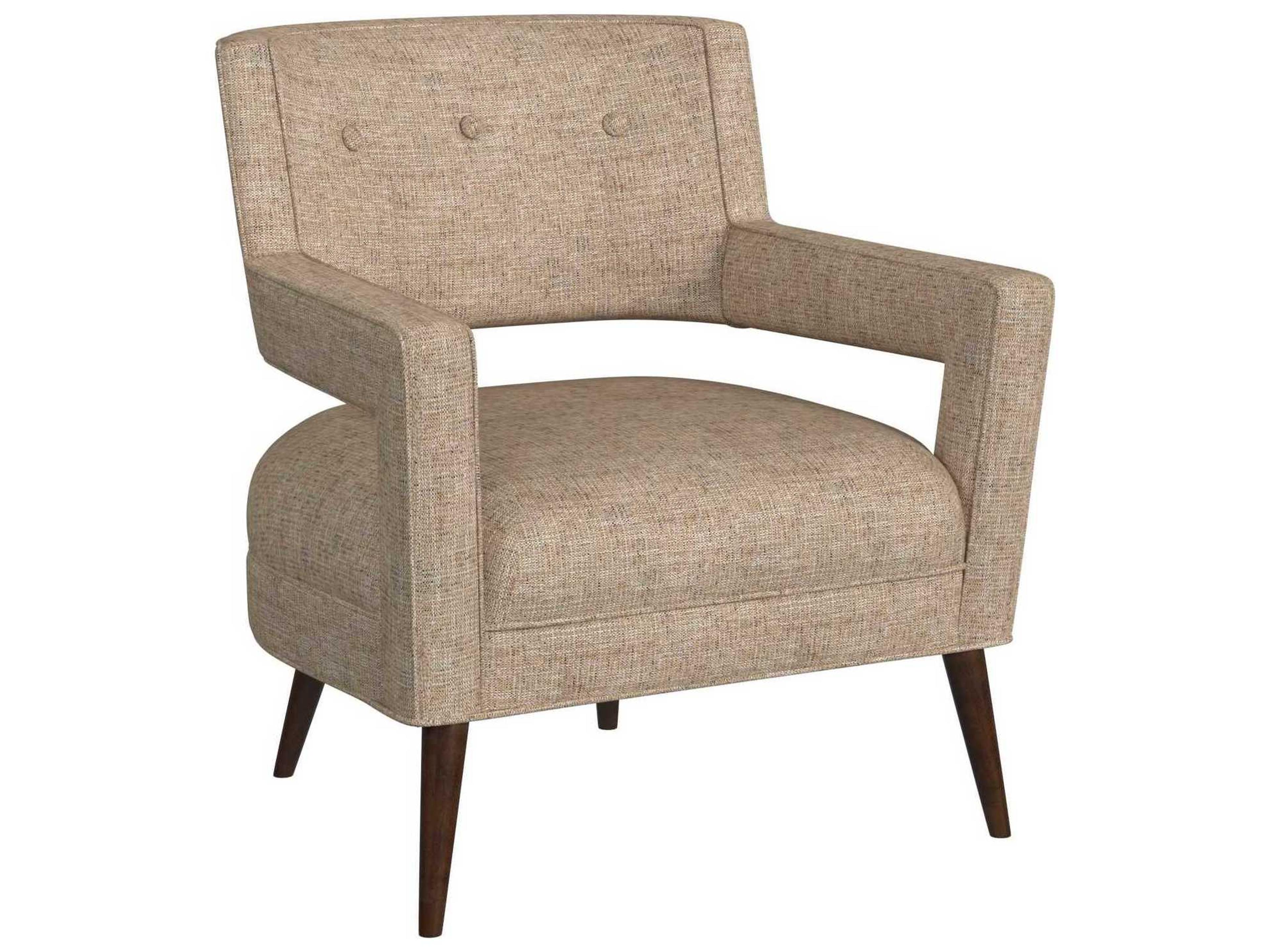 Harper Beige Fabric Accent Chair