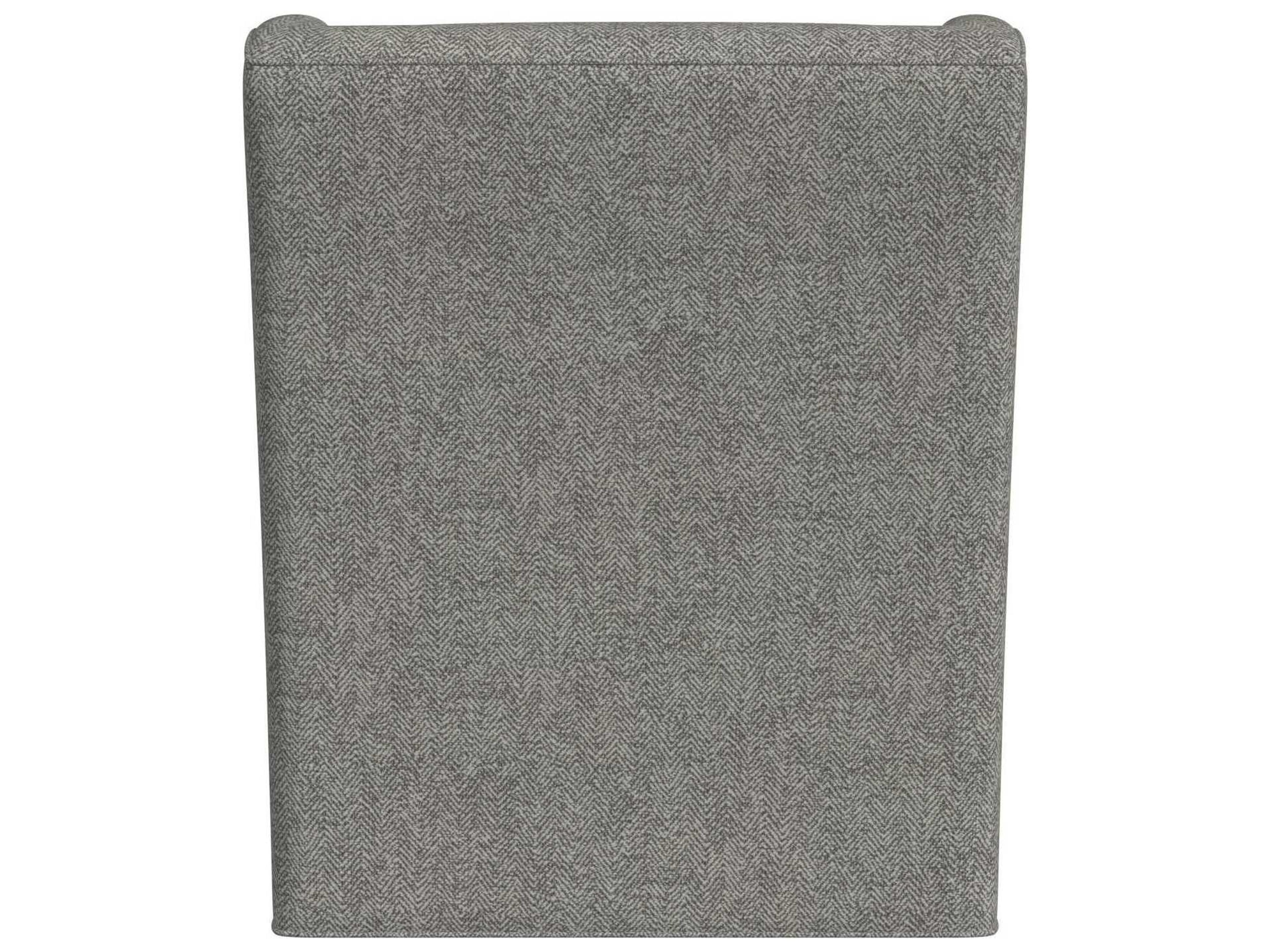 HF Custom by Hooker Furniture Bellamy Swivel Gray Fabric Accent Chair