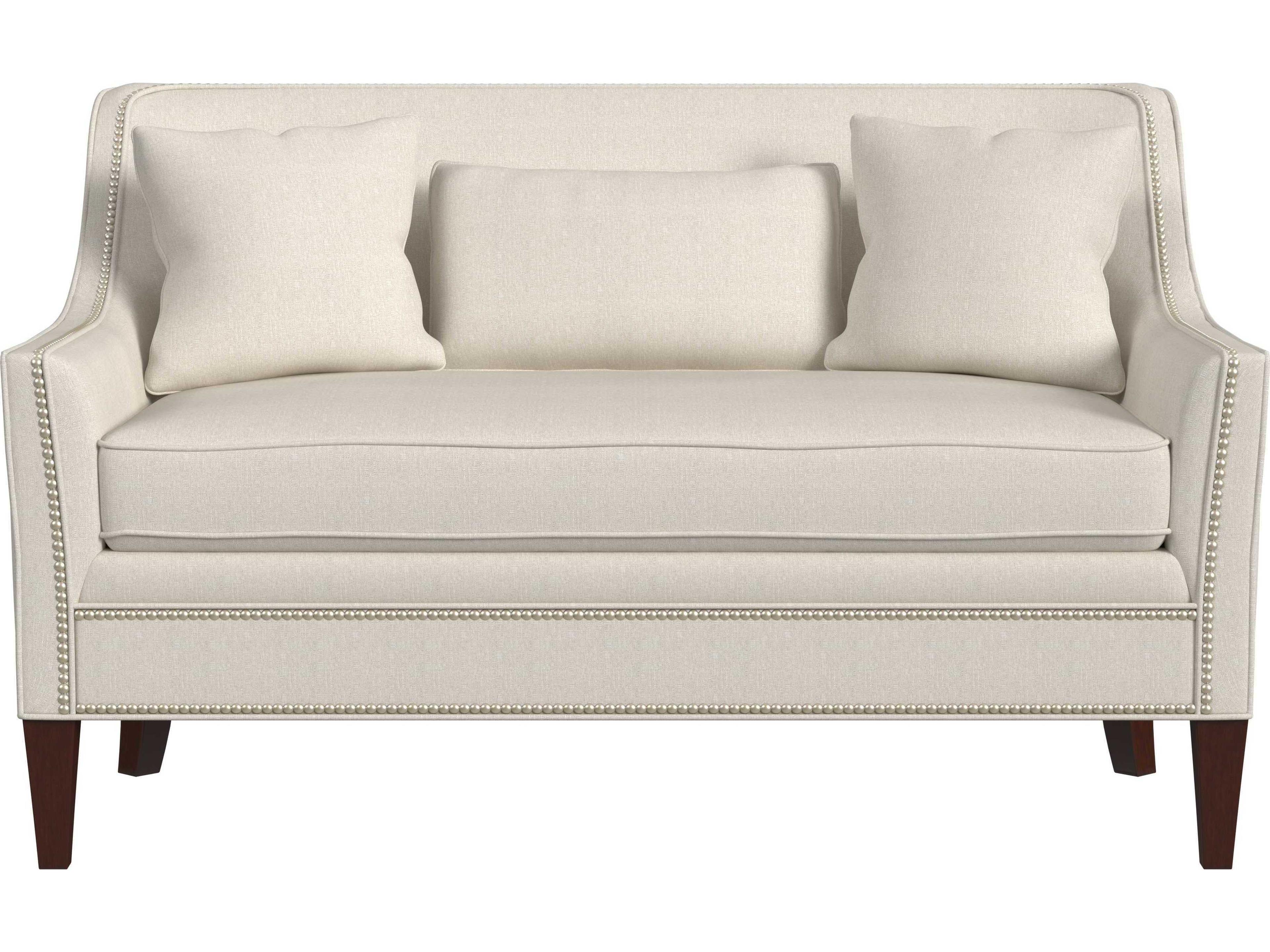 HF Custom by Hooker Furniture Beige Brown Upholstered Loveseat