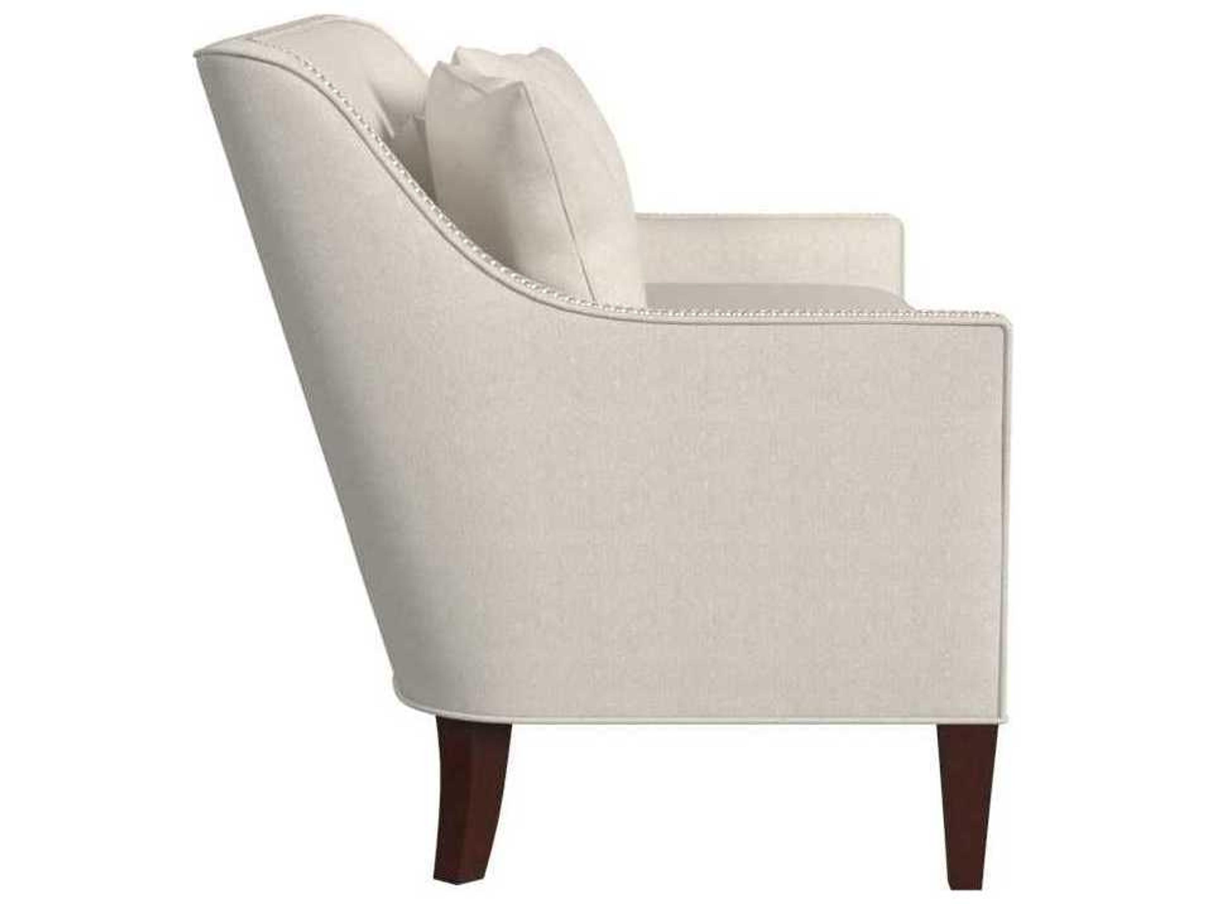 HF Custom by Hooker Furniture Beige Brown Upholstered Loveseat