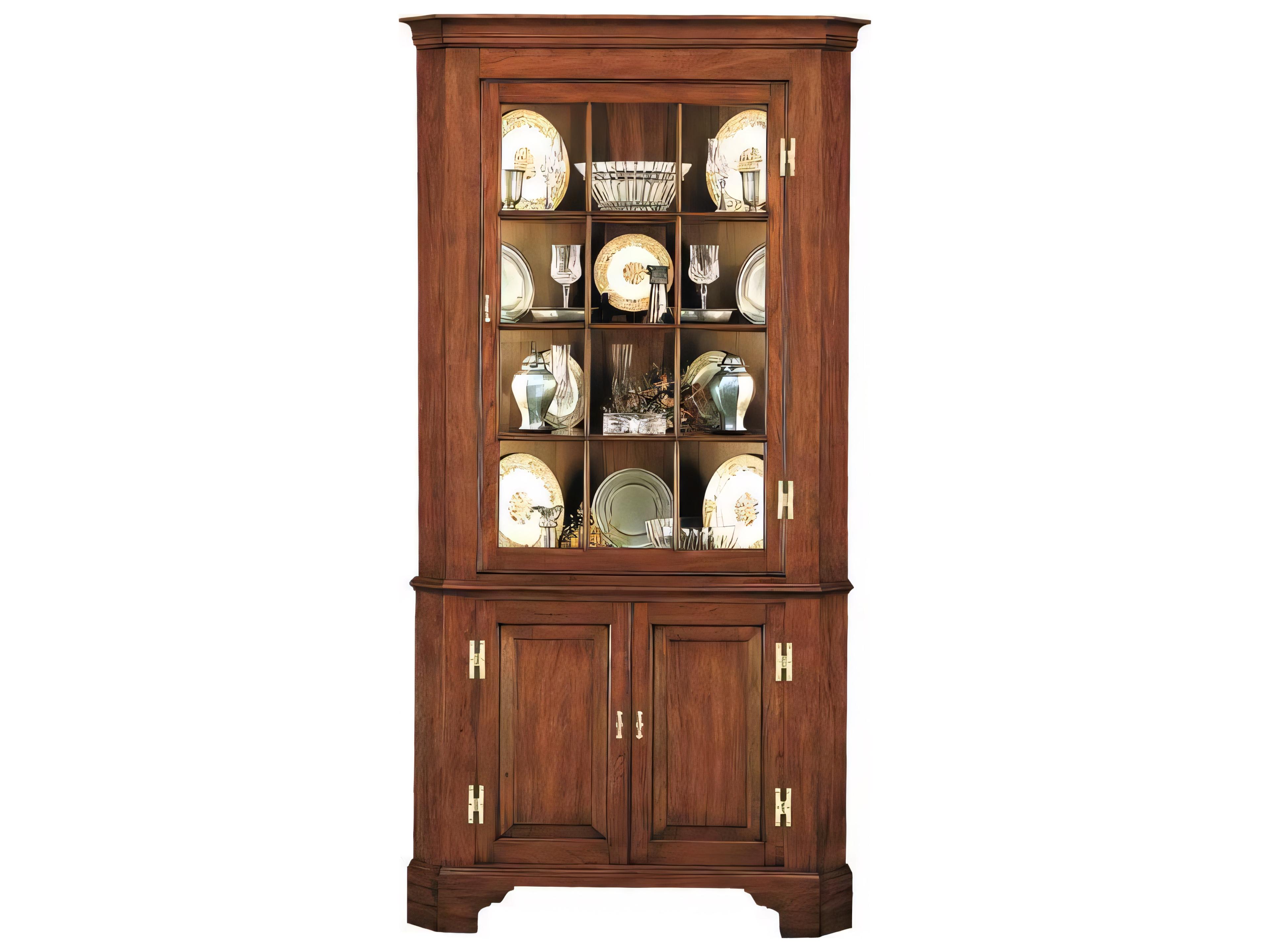 Solid Wood Display Cabinet