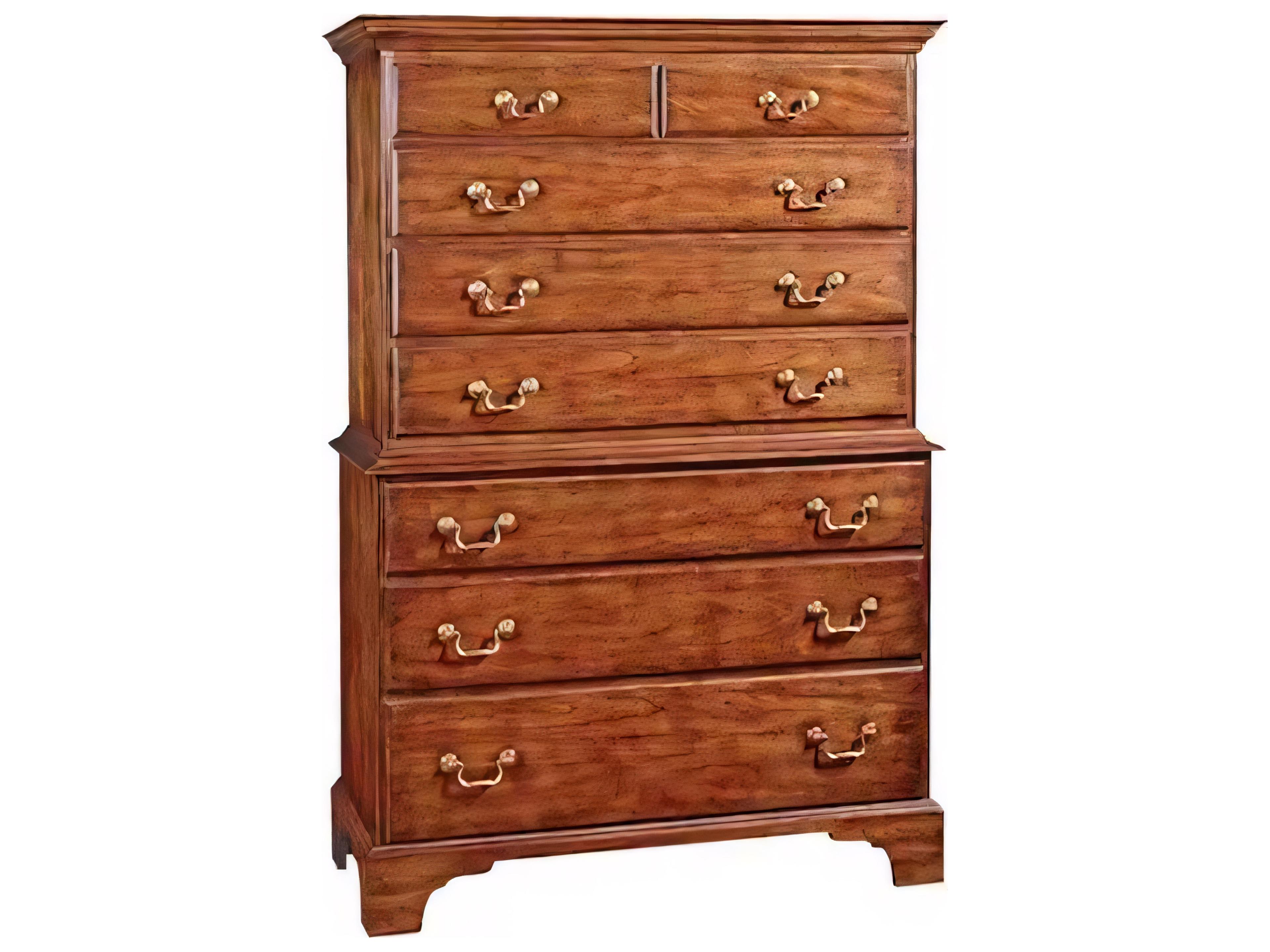 Brown Mahogany Wood Accent Chest