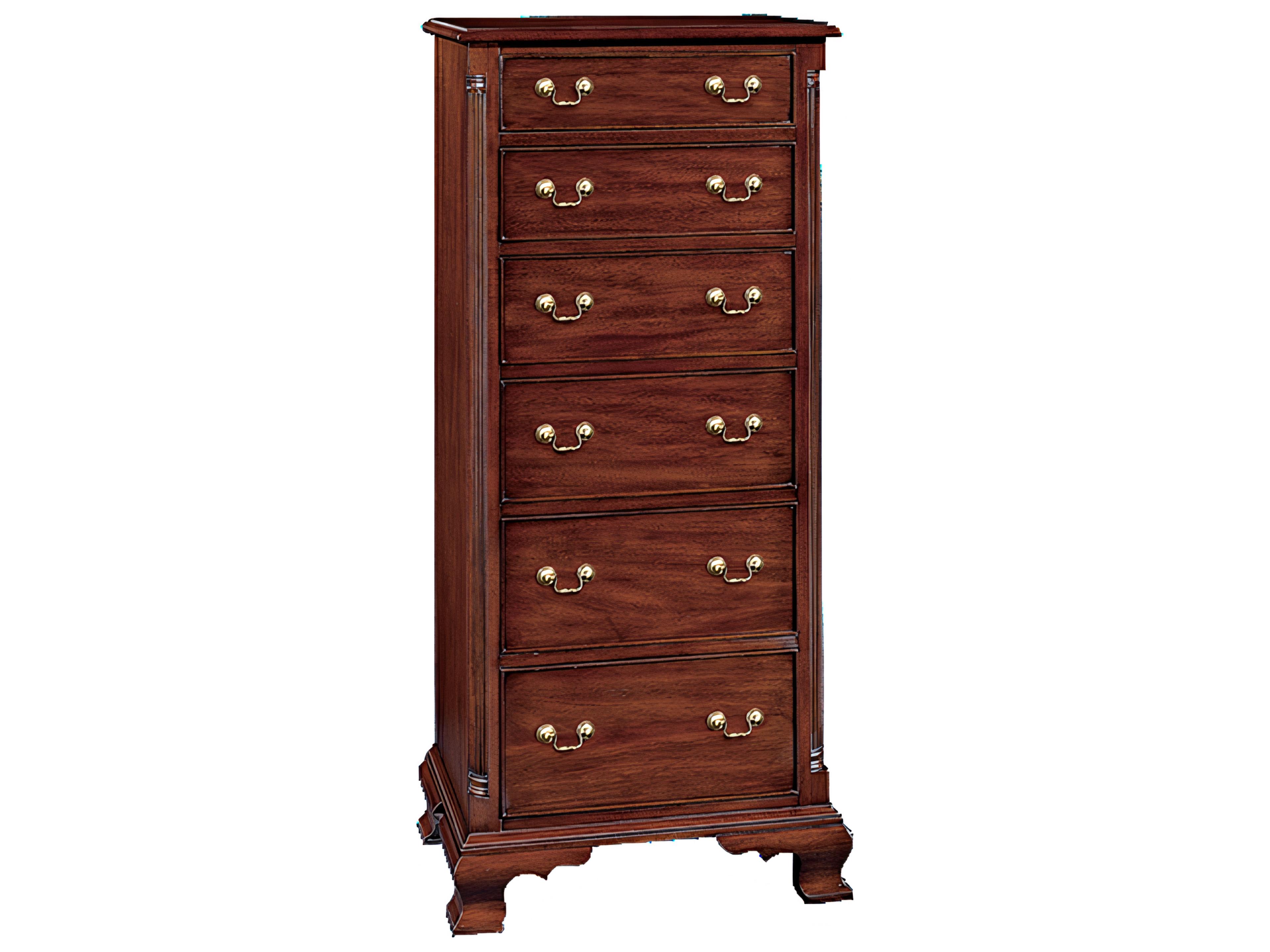 Brown Solid Wood Accent Chest