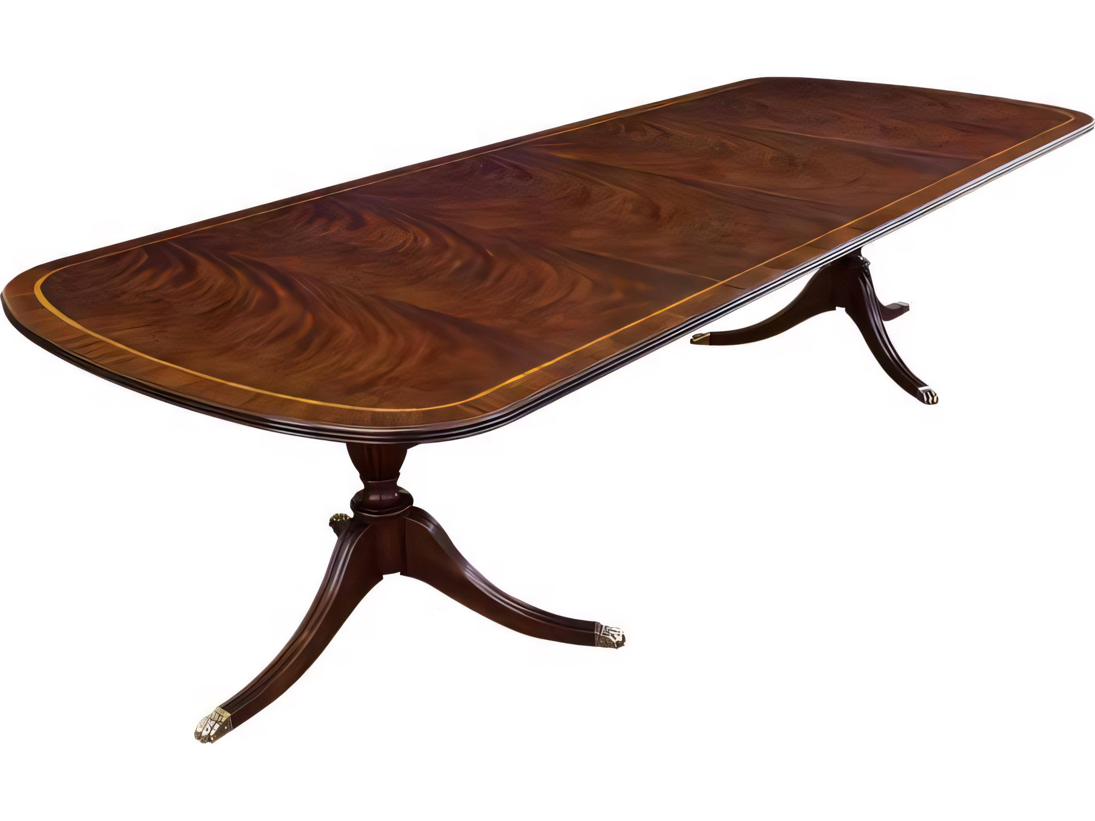 Extendable Rectangular Wood Dining Table