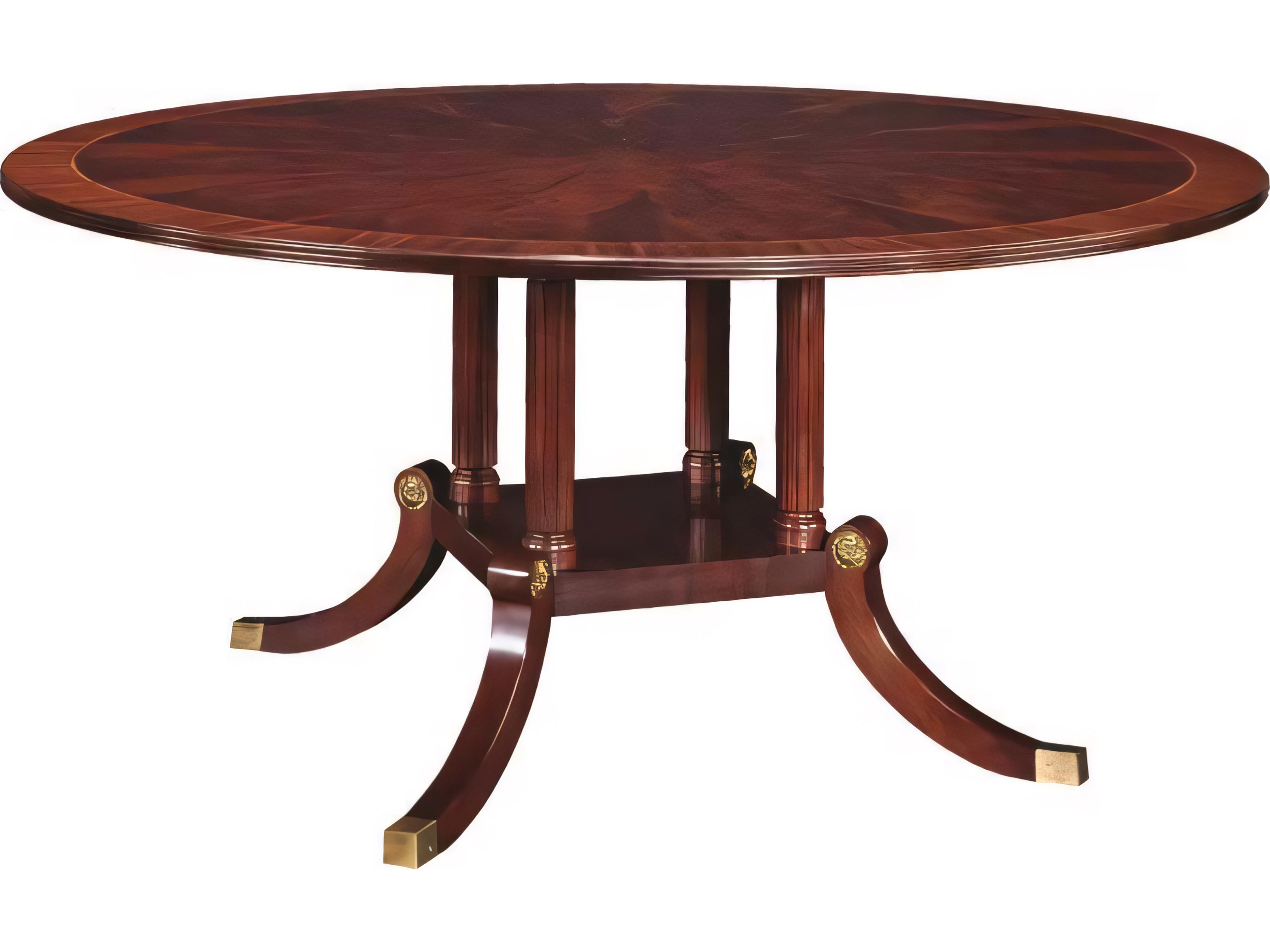 Round Wood Dining Table