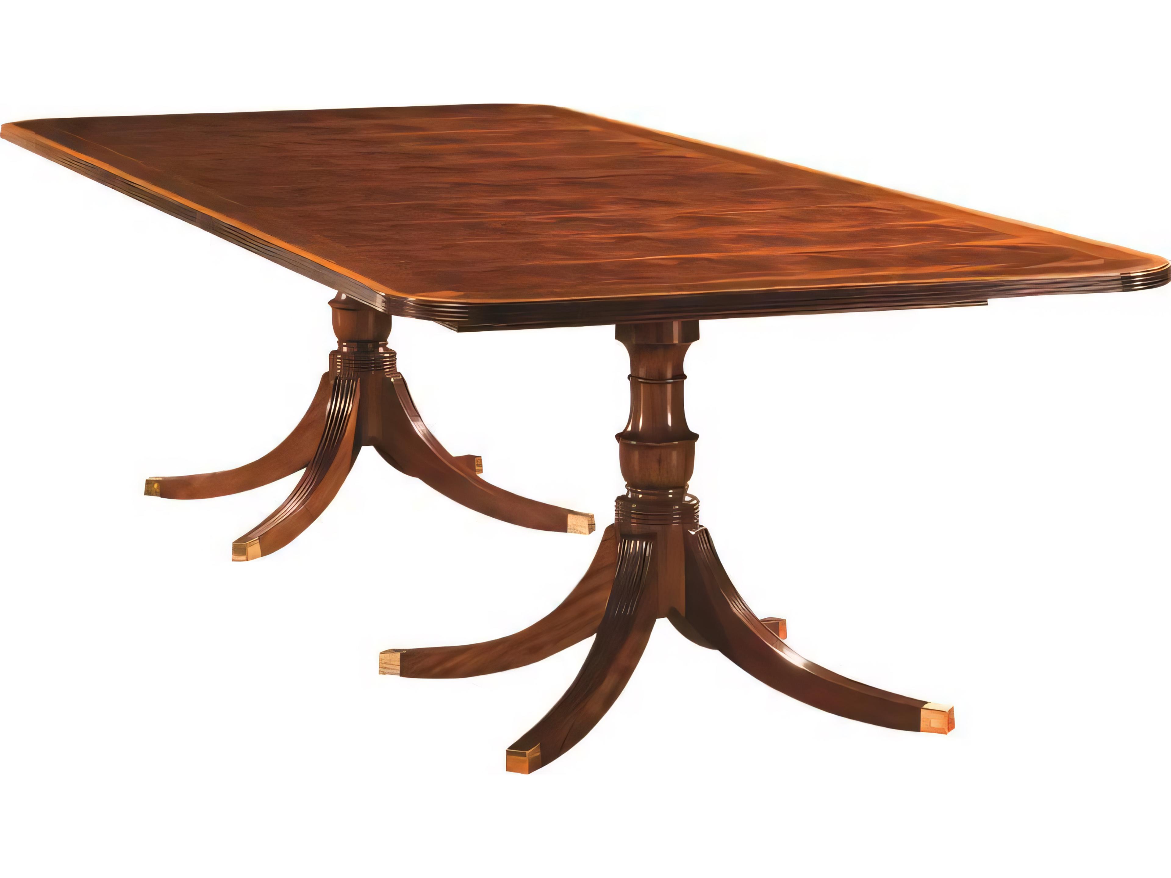 Extendable Rectangular Wood Dining Table