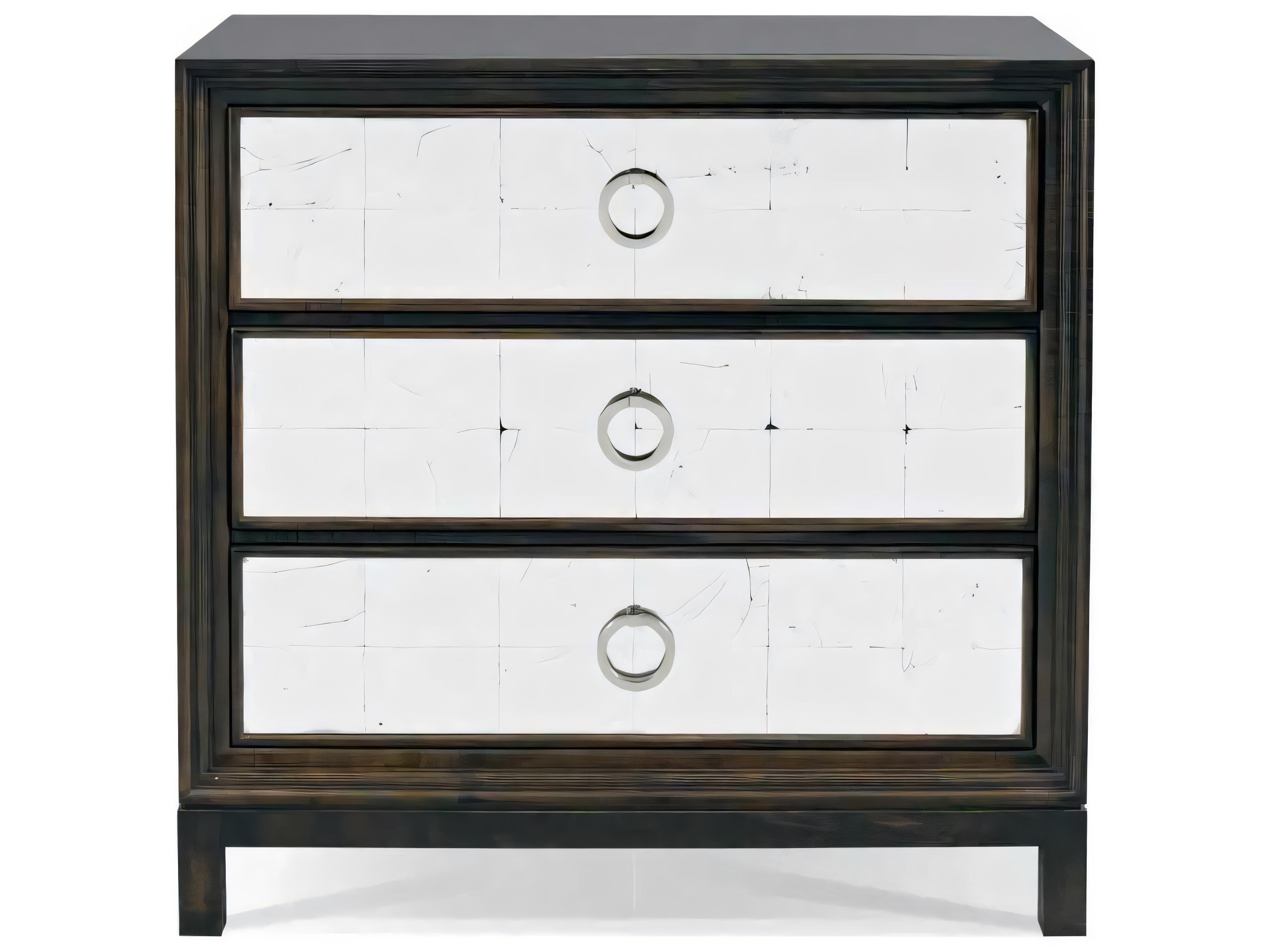 Hickory White Custom Elements Cabinet Cotswold Brown White Maple Wood Accent Chest
