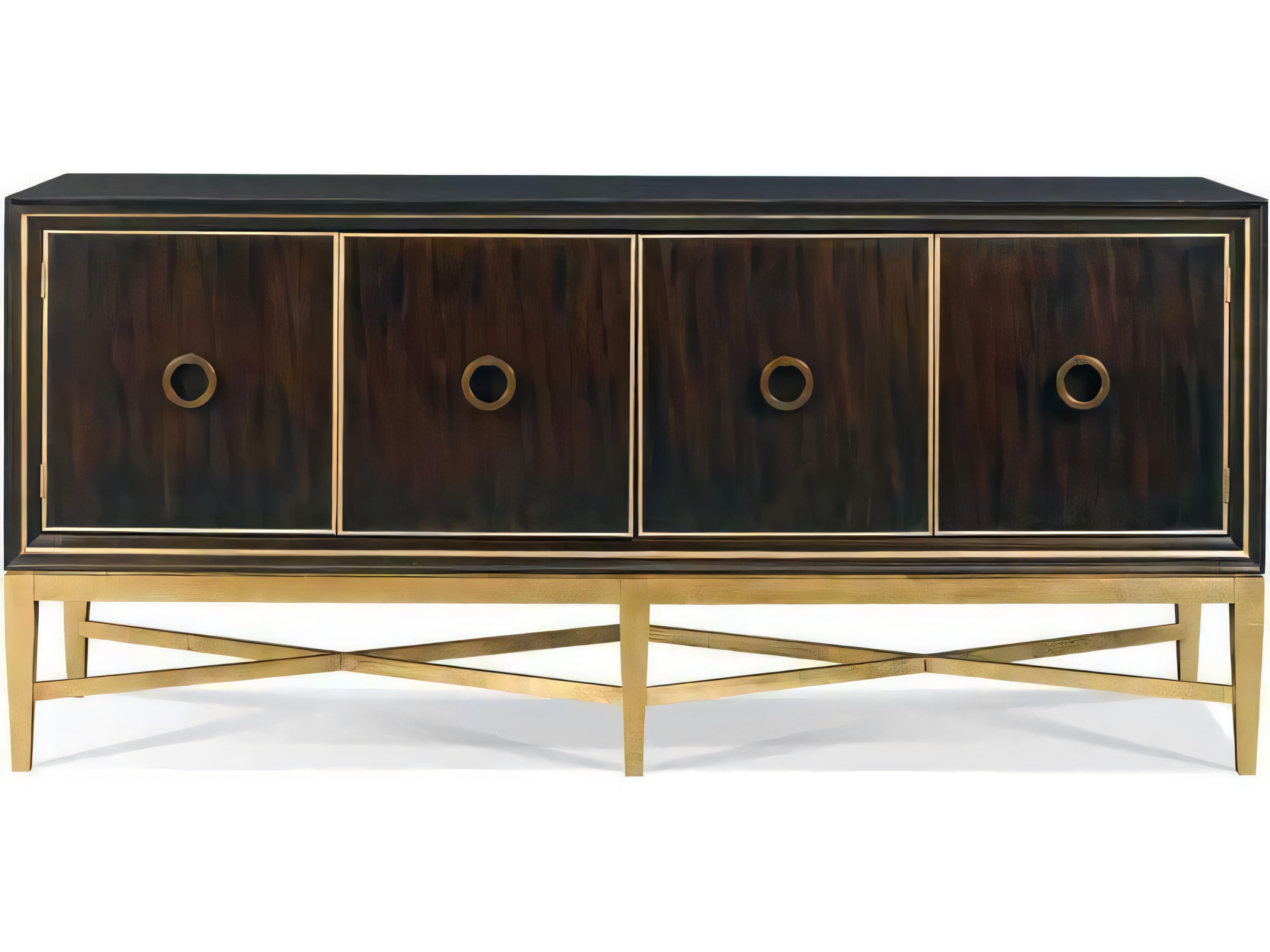 Hickory White Frank Low 4-Door Accent Cabinet