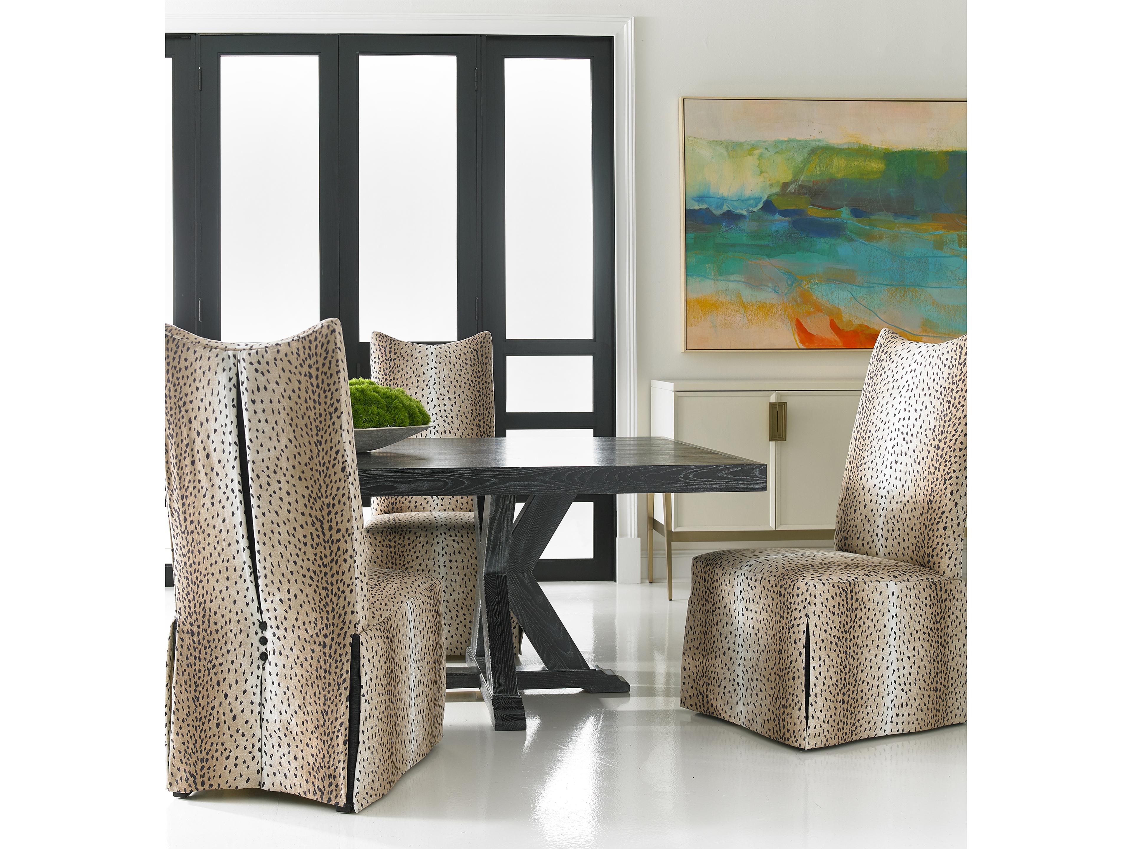 Hickory White Urban Loft Rectangular Wood Augustus Dining Table