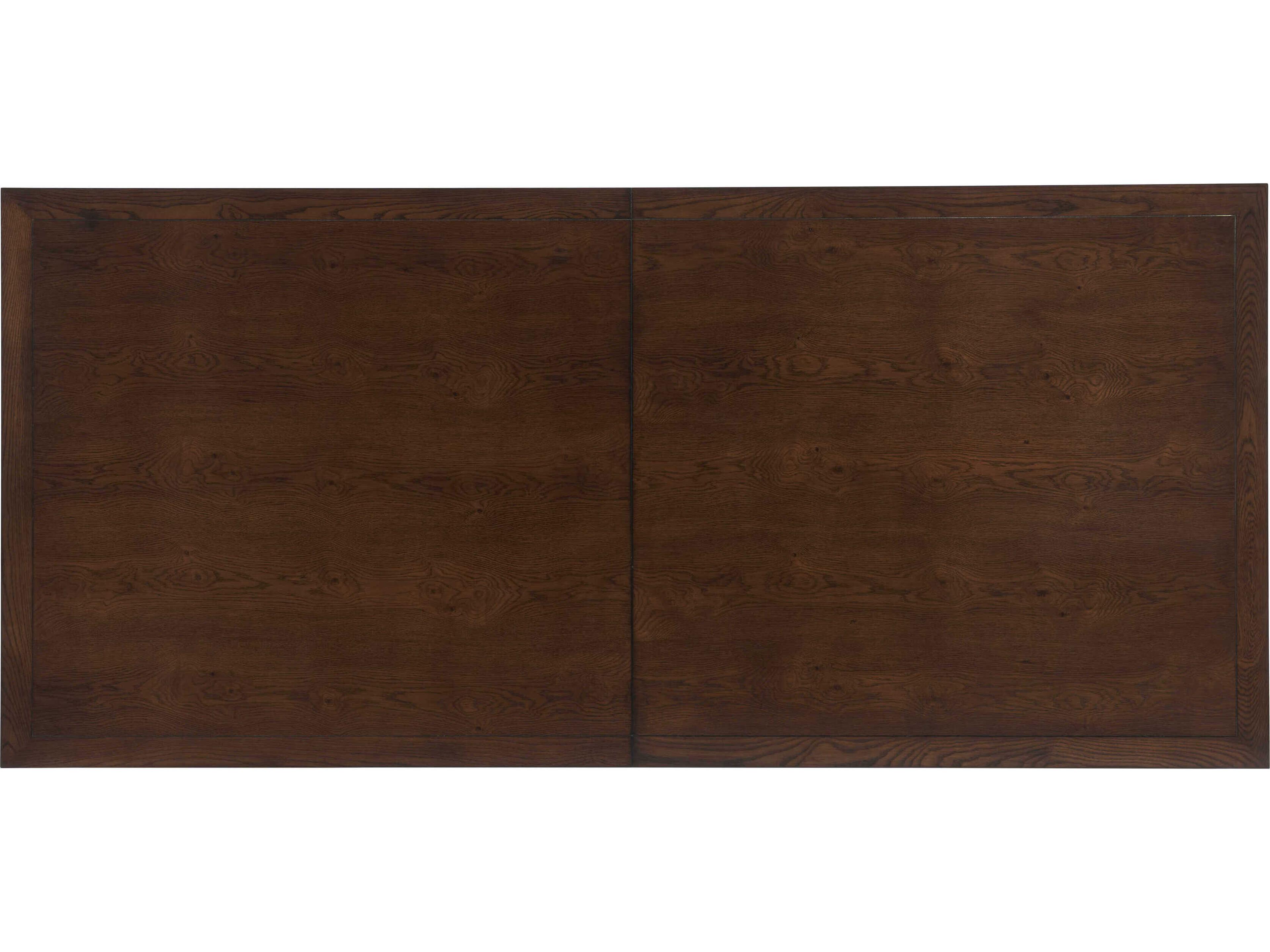 Hickory White Odyssey Rectangular Wood Modern Walnut Dining Table