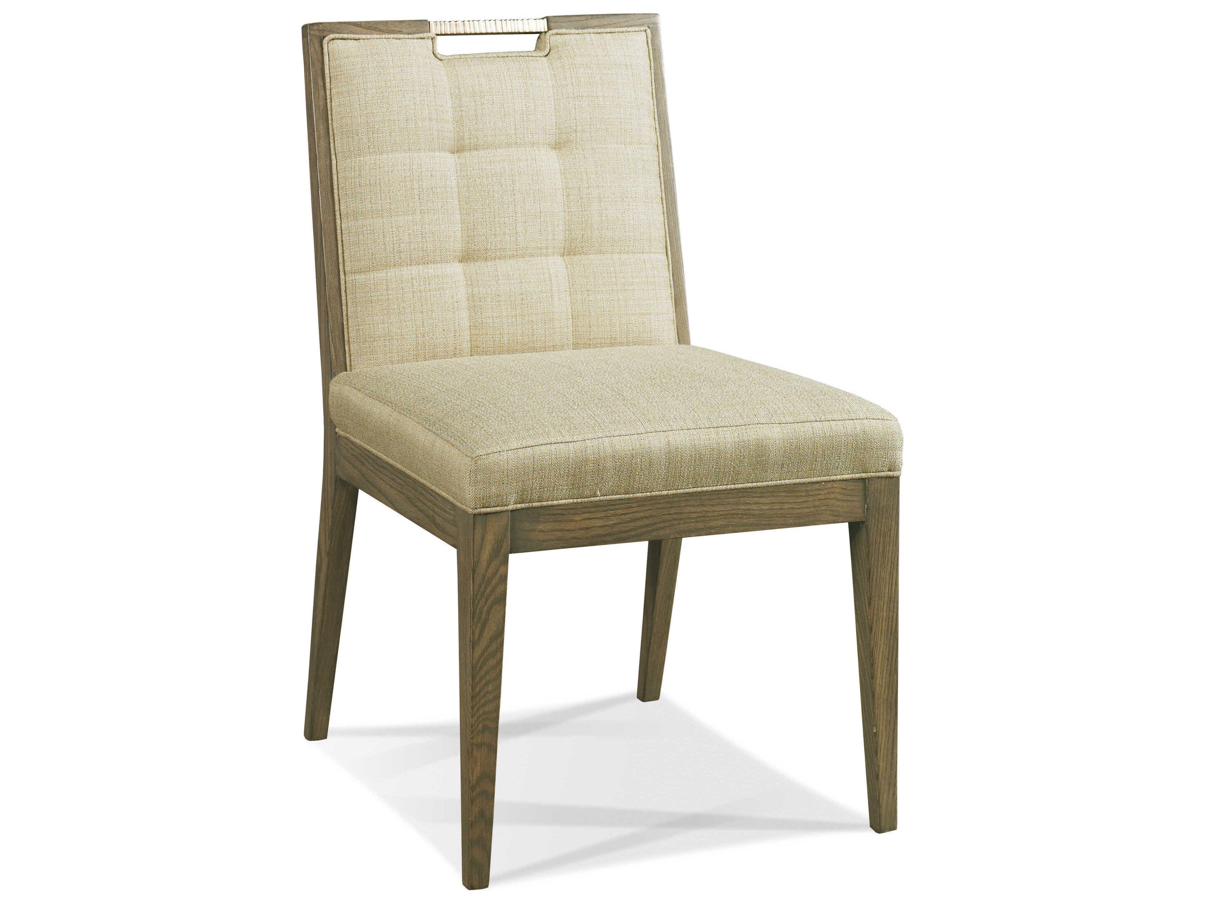 Odyssey Ash Wood Beige Upholstered Morris Side Dining Chair