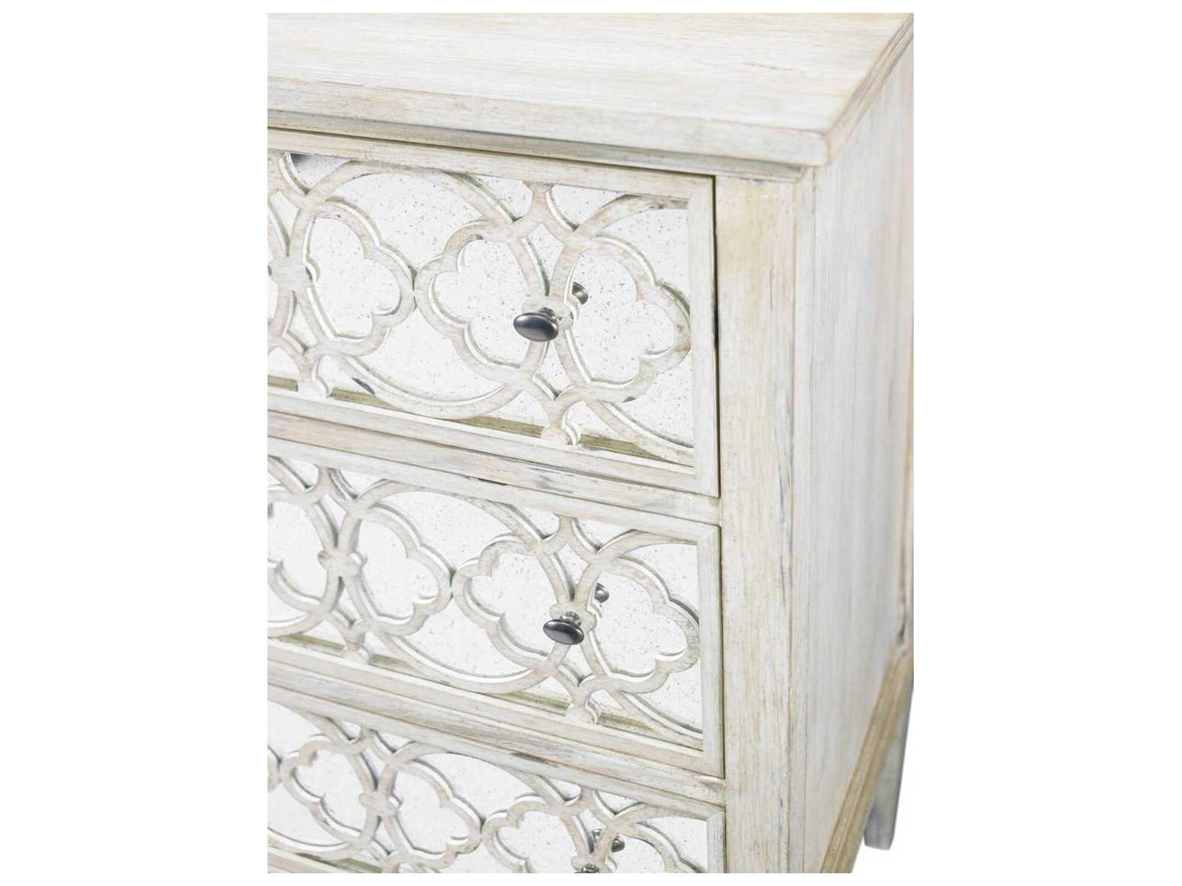 Hickory White Classic Modern Maple Wood Tracery Accent Chest