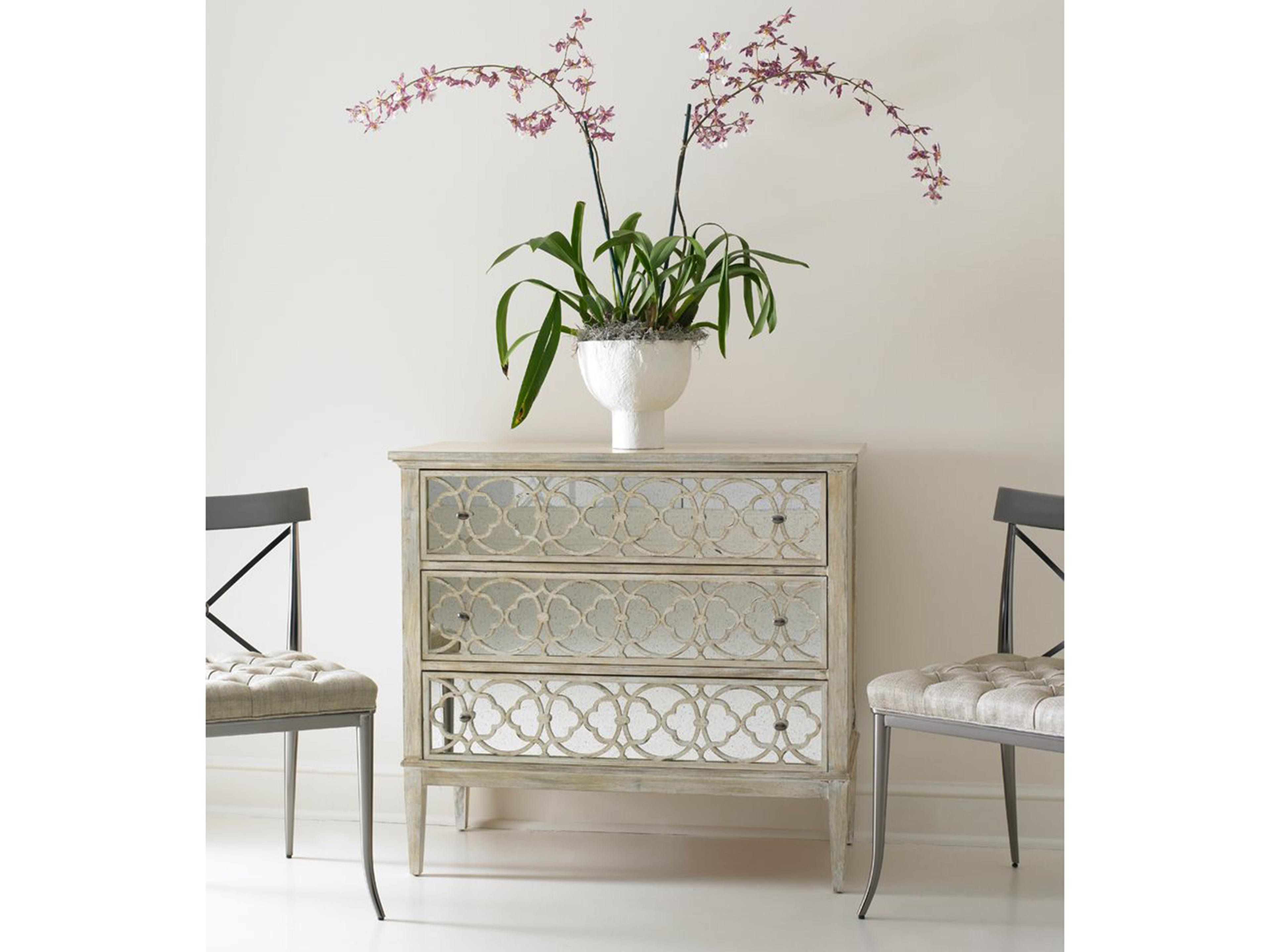 Hickory White Classic Modern Maple Wood Tracery Accent Chest