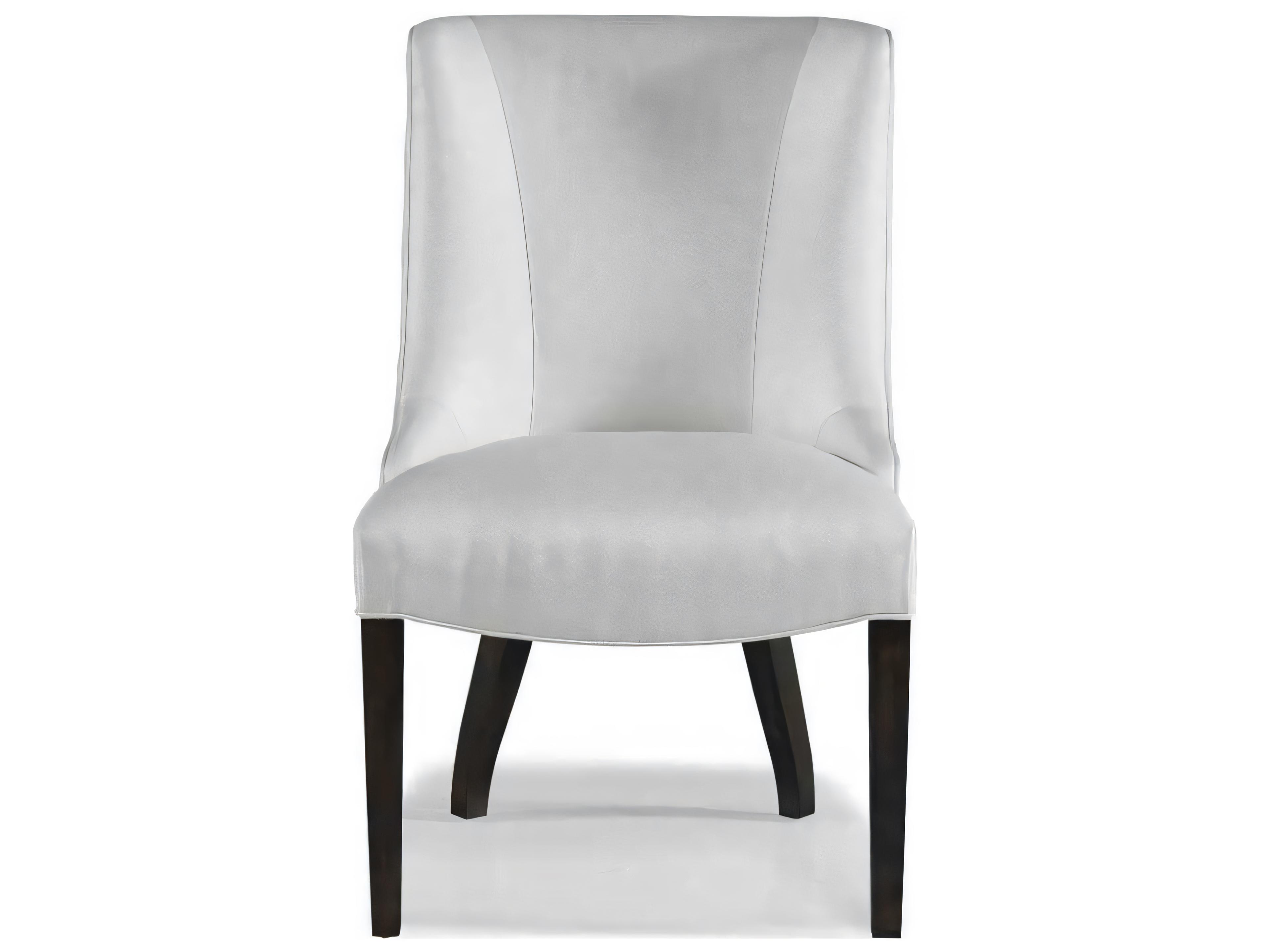 Hickory White Central Park Maple Wood Upholstered Brooklyn Side Dining Chair