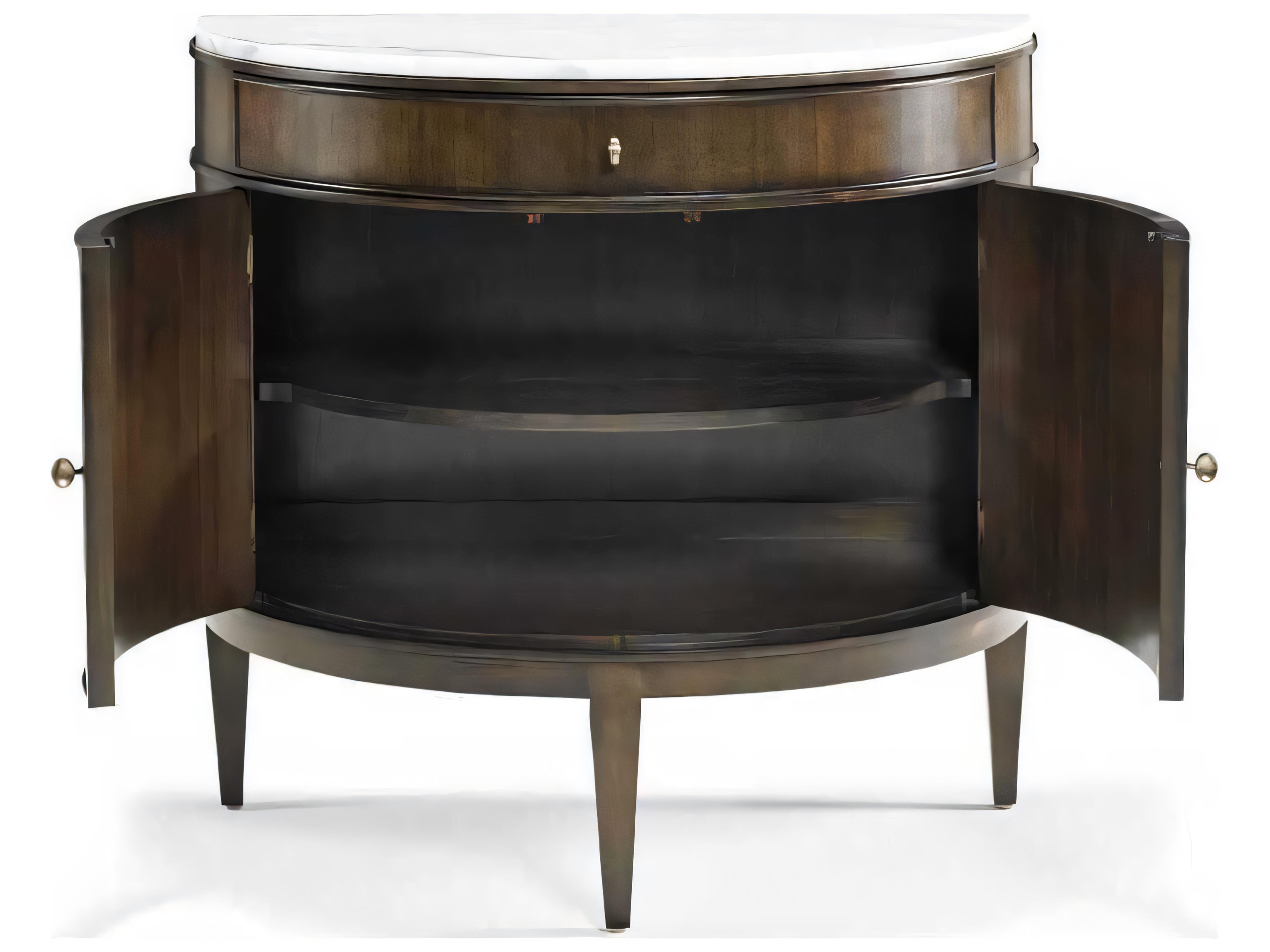 Hickory White Central Park Cafe Noir Brown Maple Wood Accent Chest
