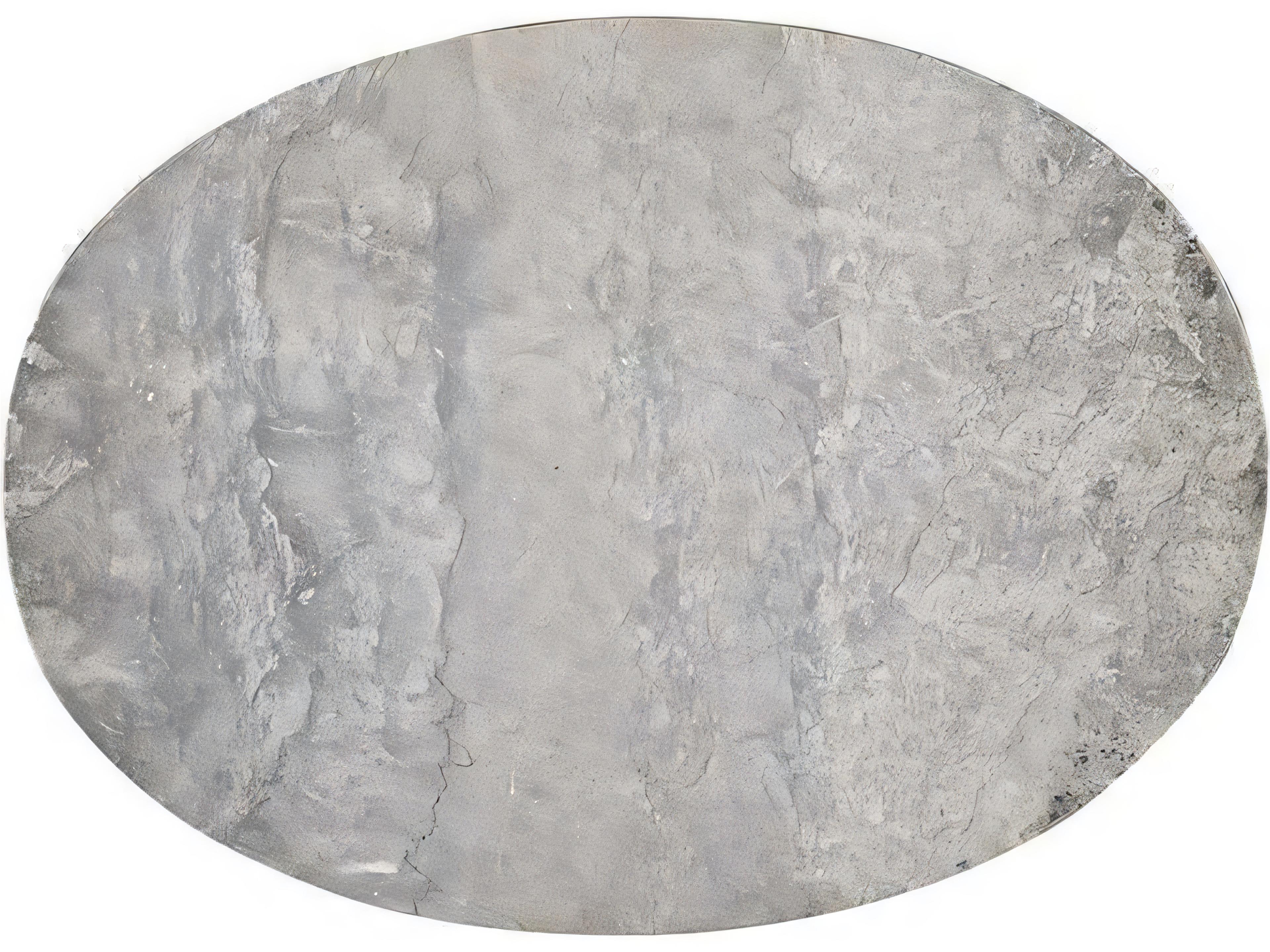 Hickory White Modern Retreat Oval Stone Kona Bean End Table