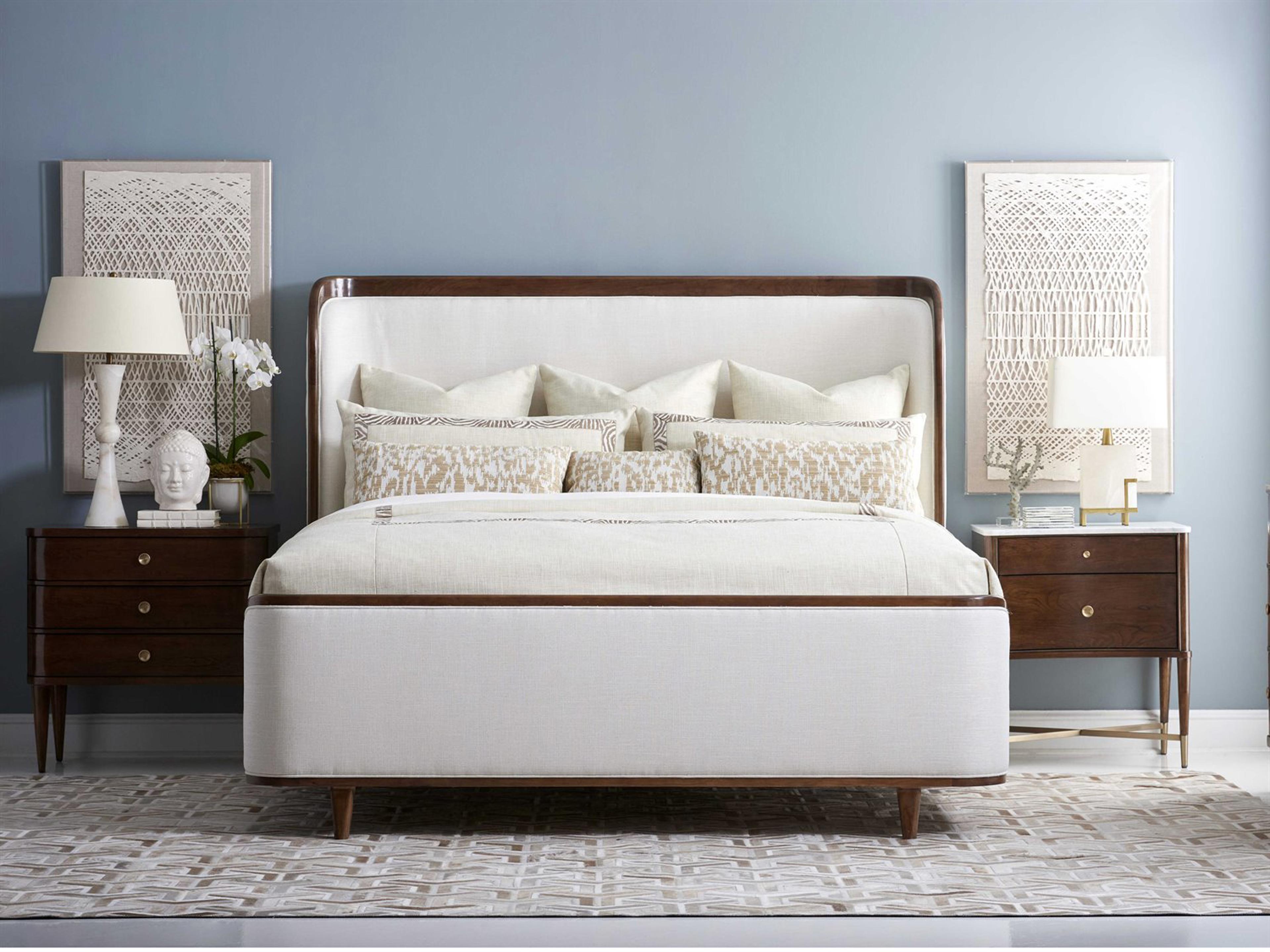 Hickory White Novella Organic Brown Cherry Wood Queen Shelter Bed