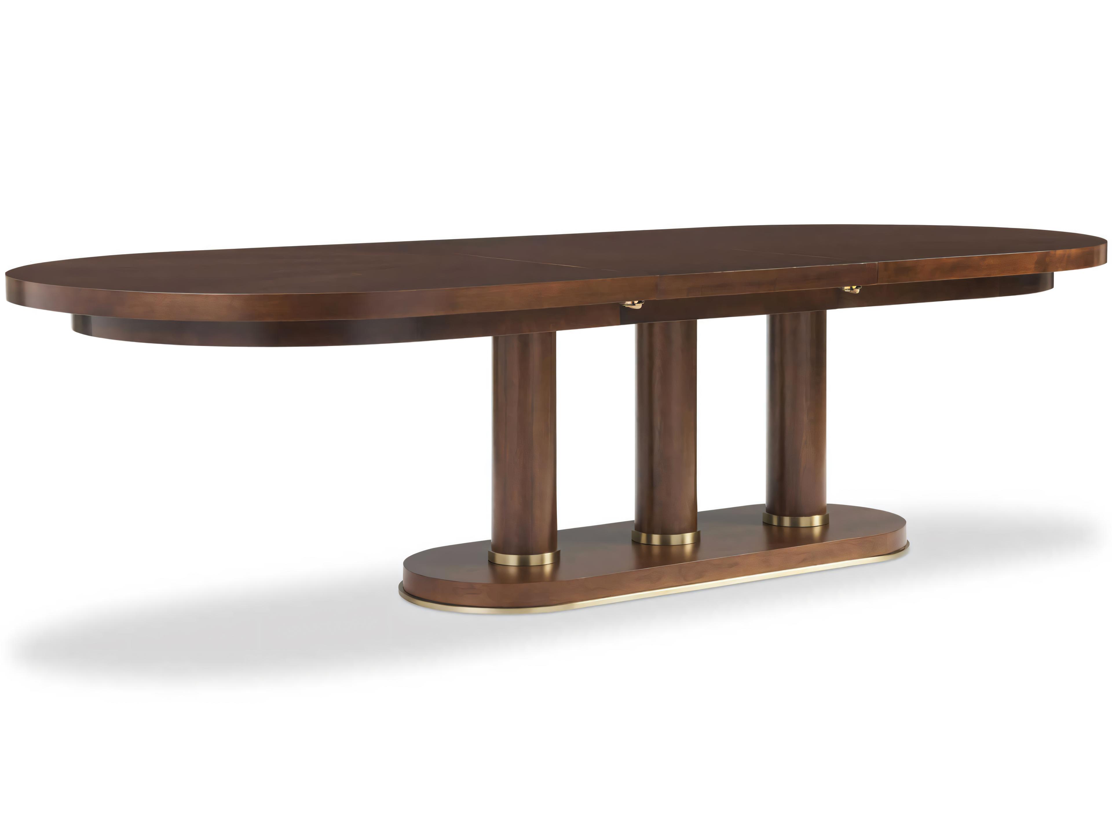 Hickory White Novella Oval Wood Dining Table