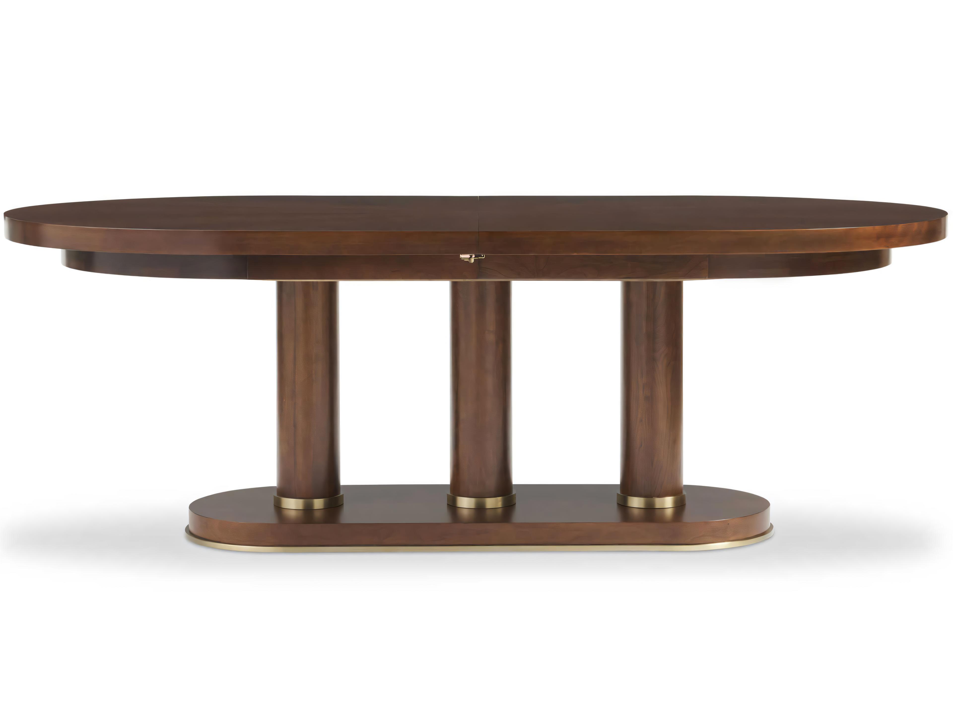 Hickory White Novella Oval Wood Dining Table