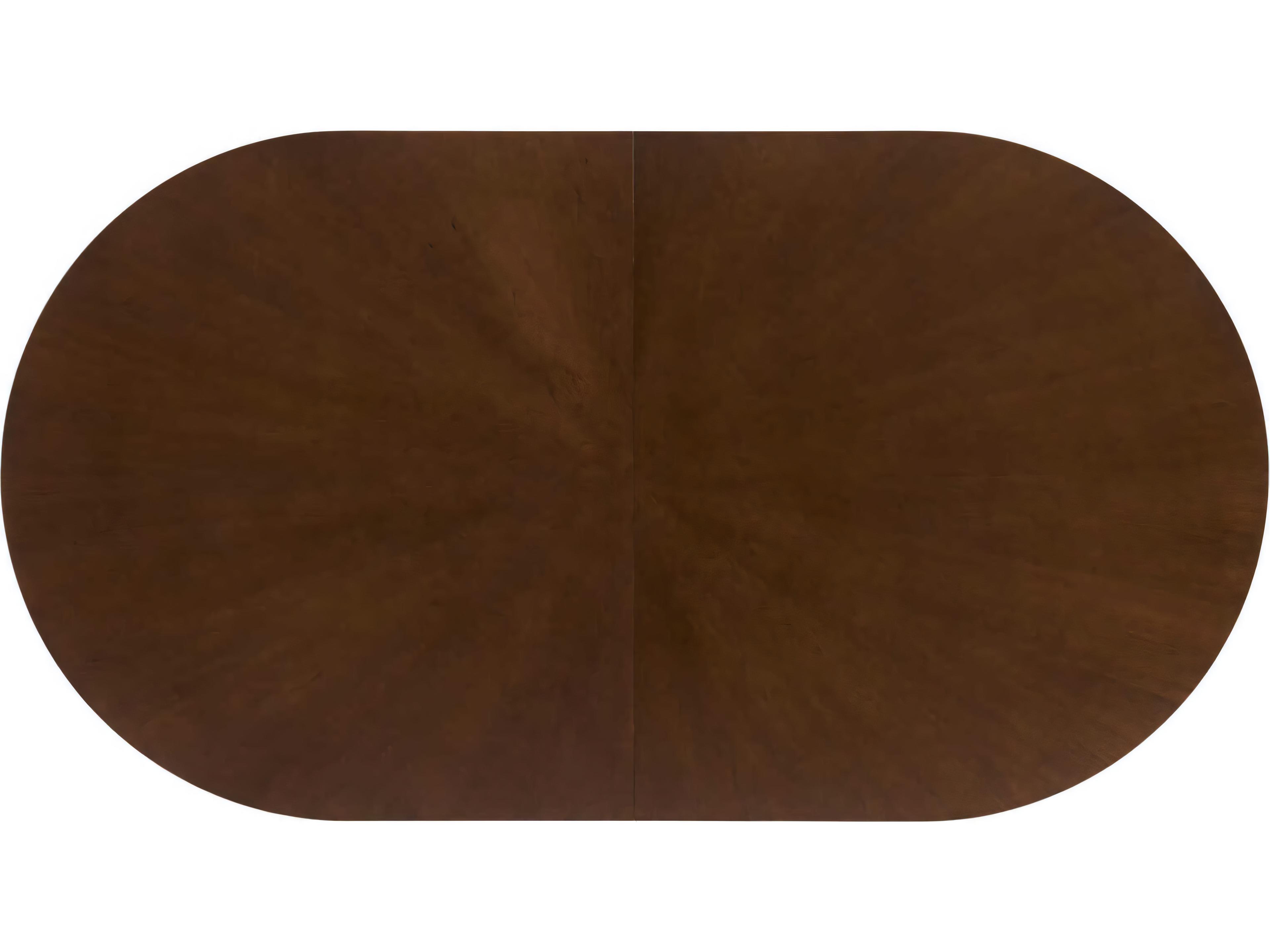 Hickory White Novella Oval Wood Organic Brown Dining Table