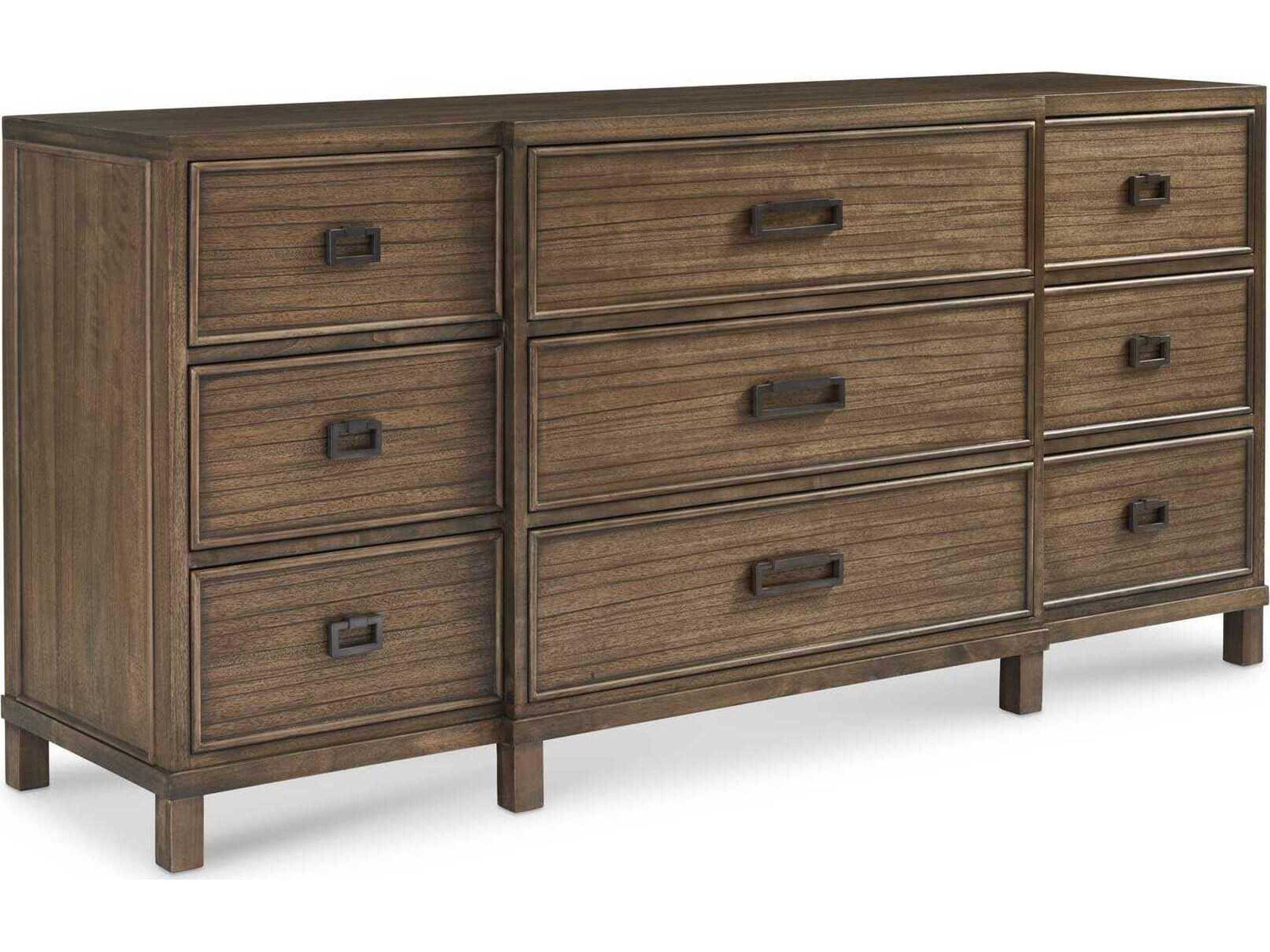 Courtland Saratoga 9-Drawer Triple Dresser