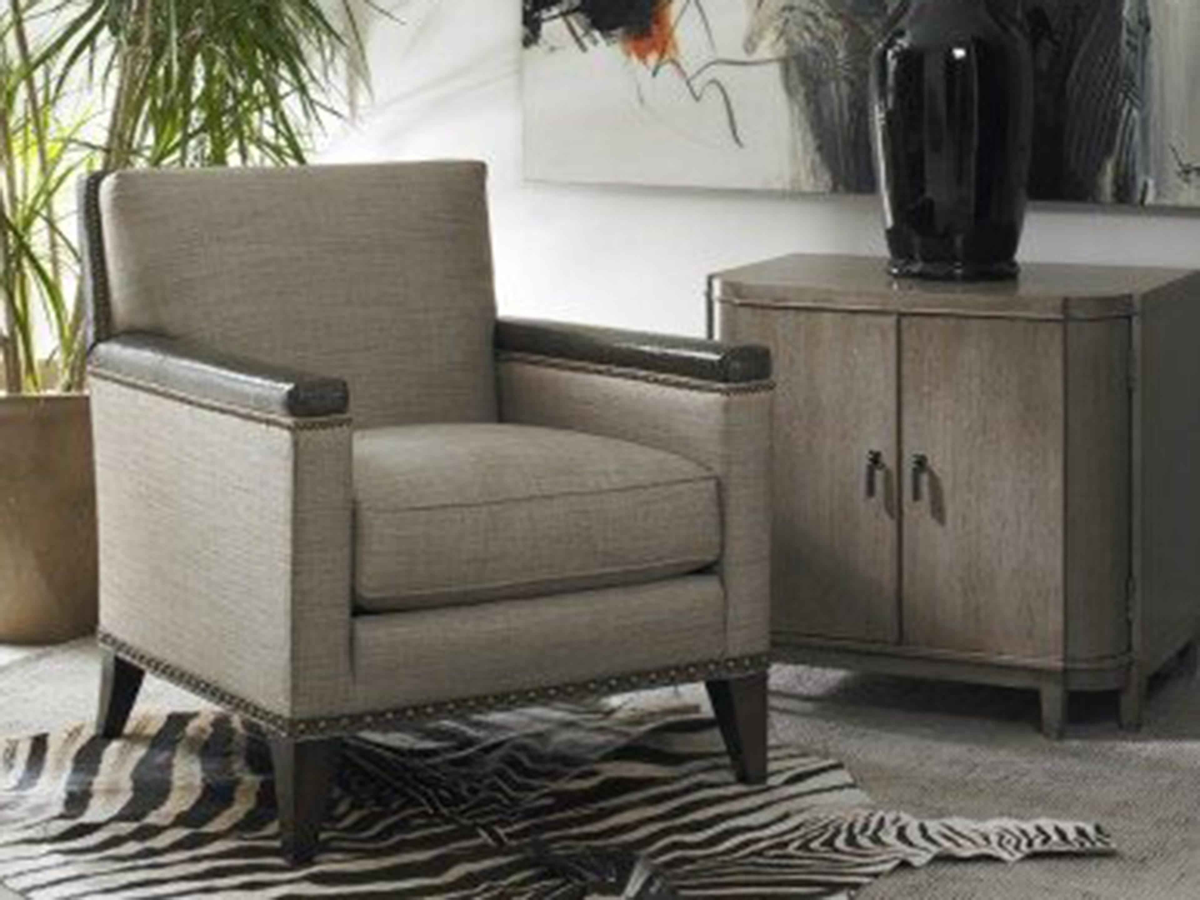 Hickory White Custom Elements Upholstery Fabric Accent Chair